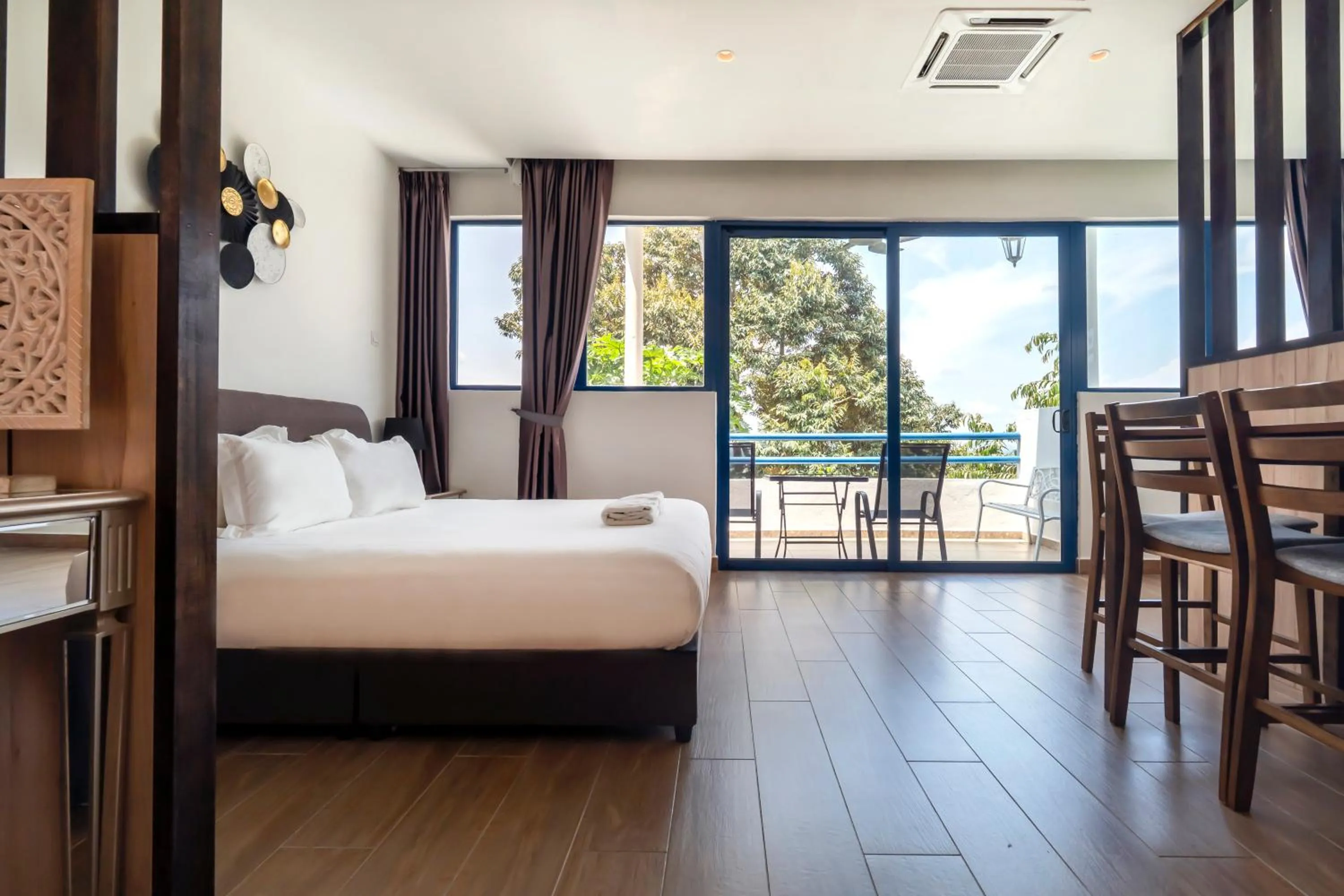 View (from property/room), Bed in Bilut Hills Eco Resort