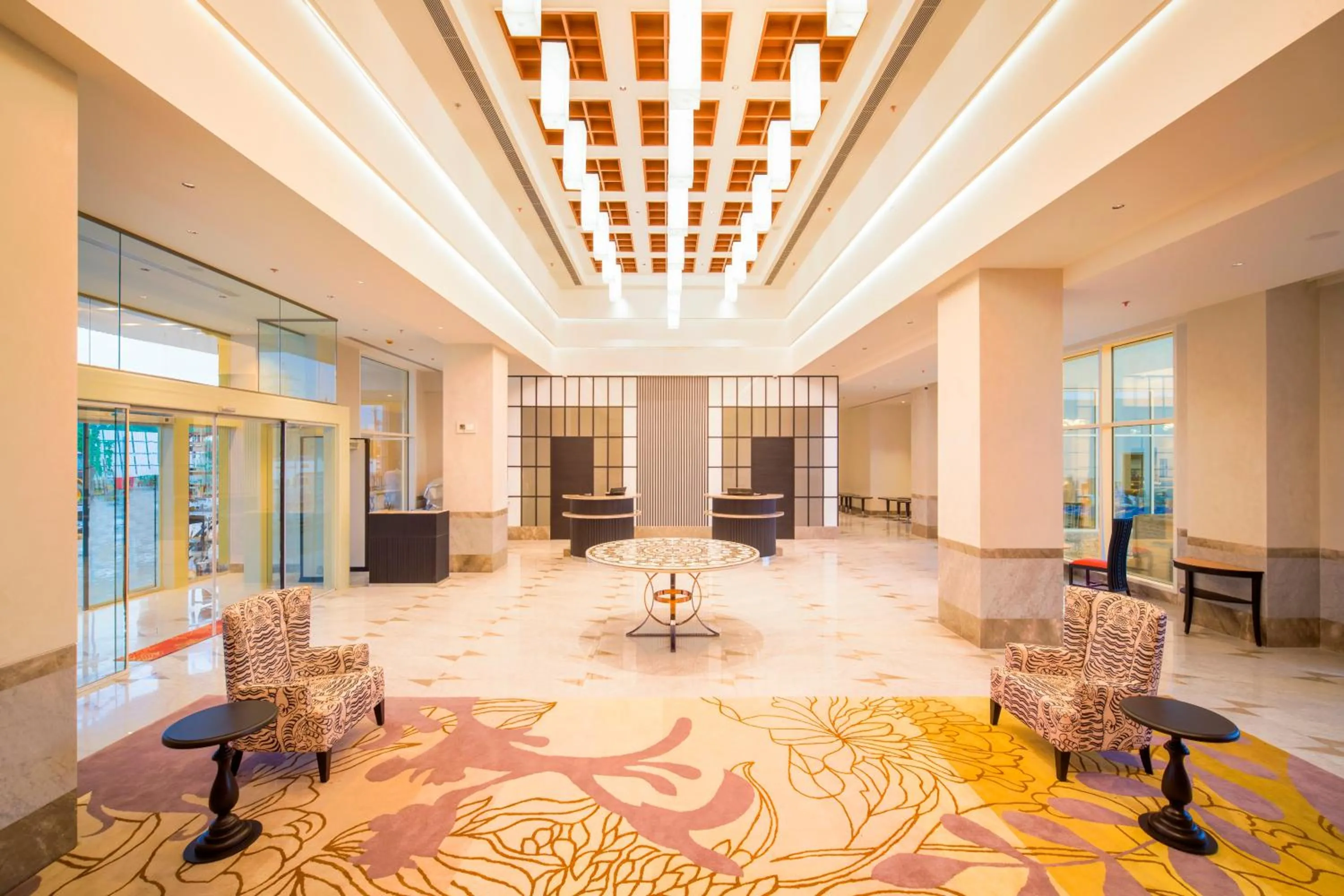 Lobby or reception in Sarovar Portico Sriperumbudur