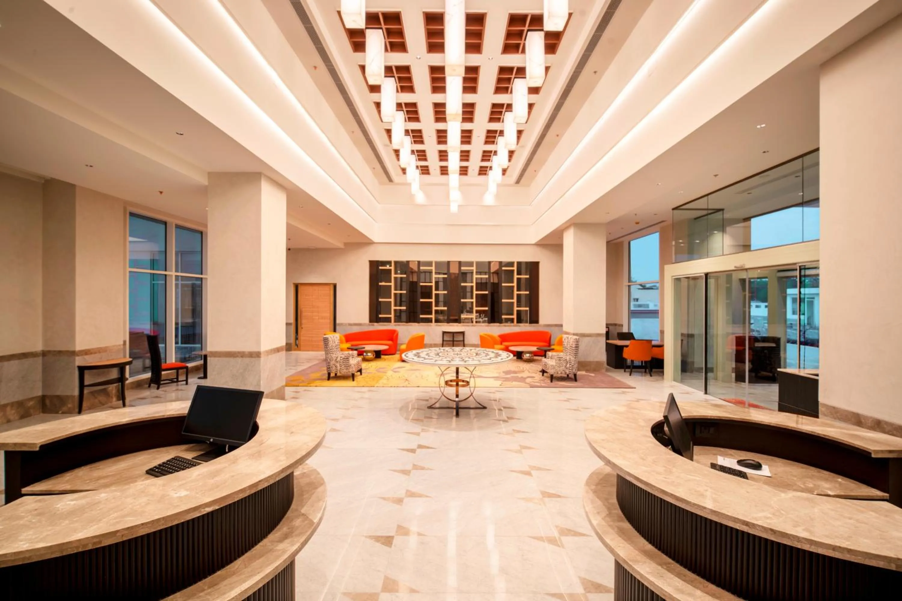 Lobby or reception in Sarovar Portico Sriperumbudur