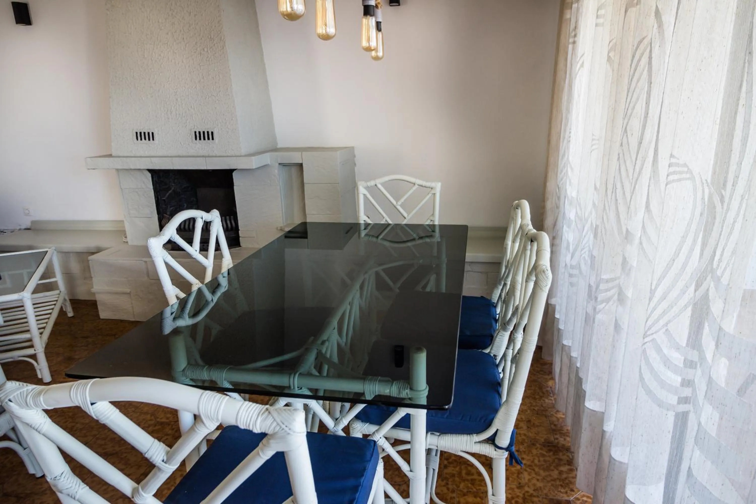 Seating area in Blue Era Apartments