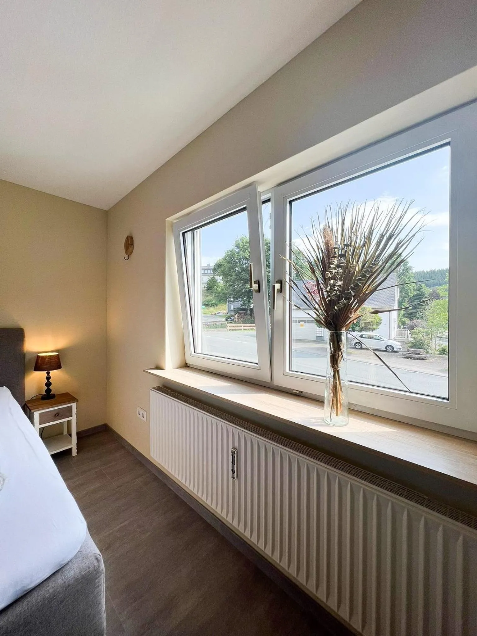 View (from property/room), Bed in Gasthof Sonnental