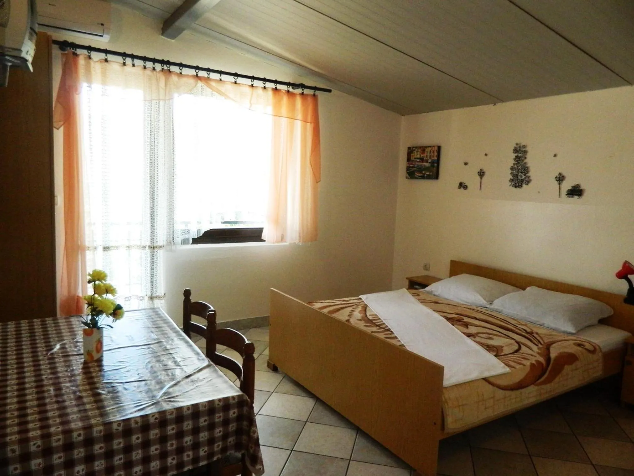 Bed in Apartment Jakoubek
