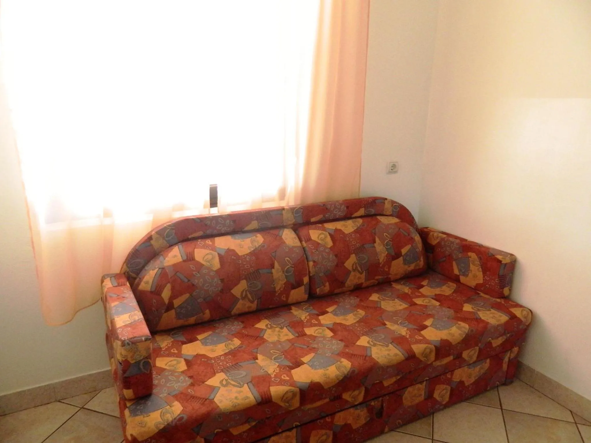Bed in Apartment Jakoubek
