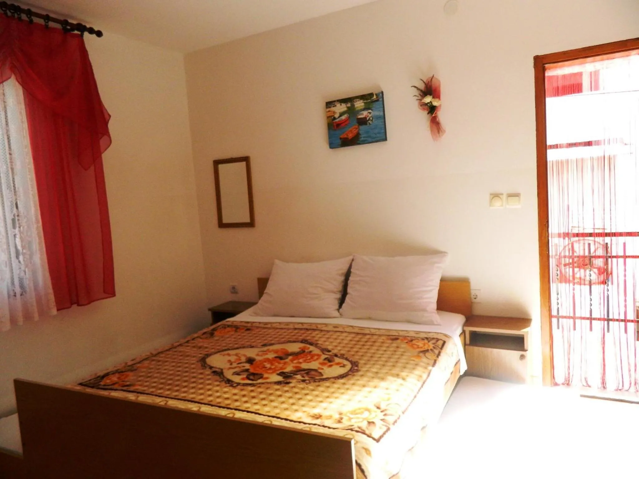 Bed in Apartment Jakoubek