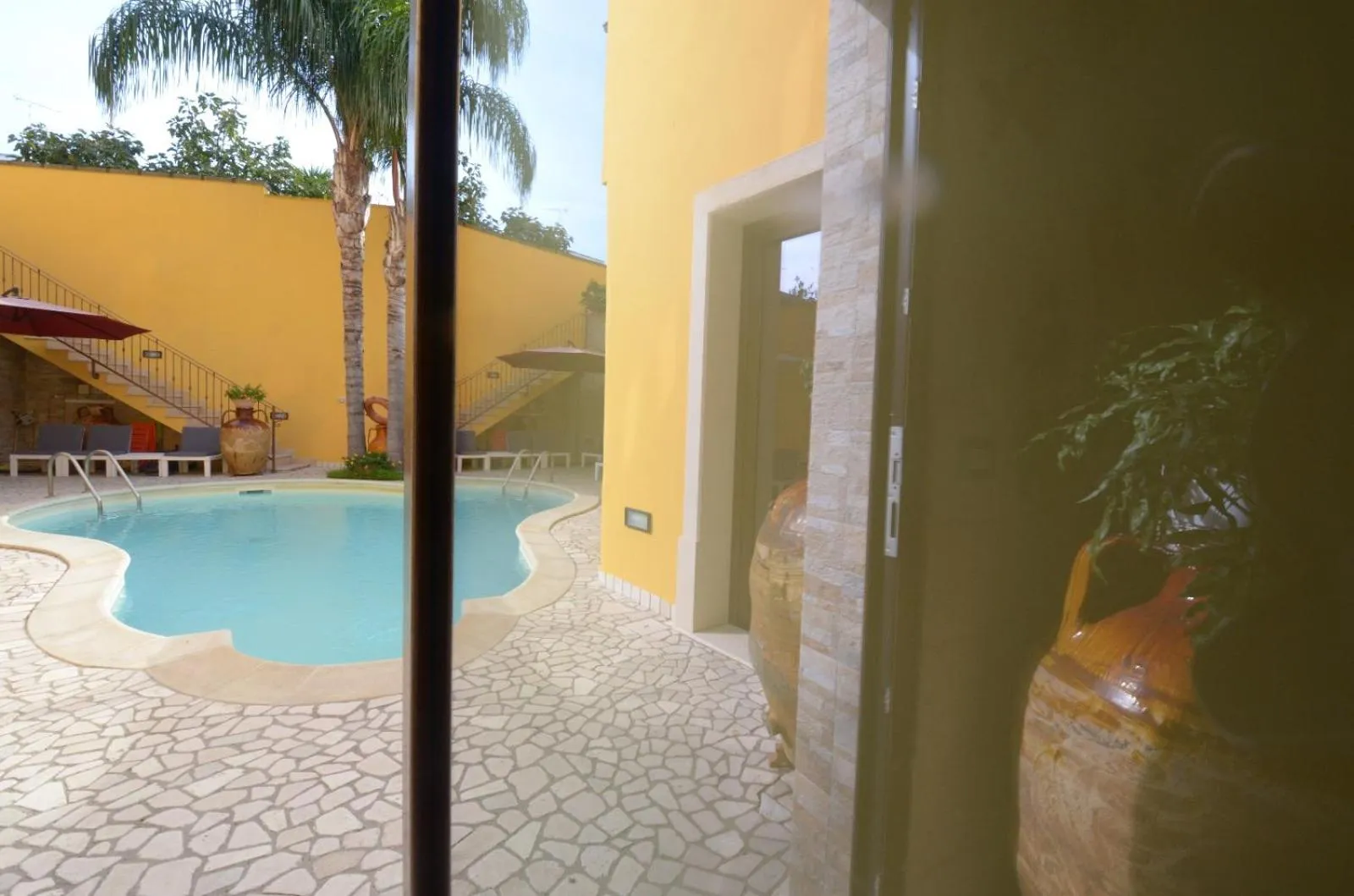 Pool view in B&B Corte Dei Figuli