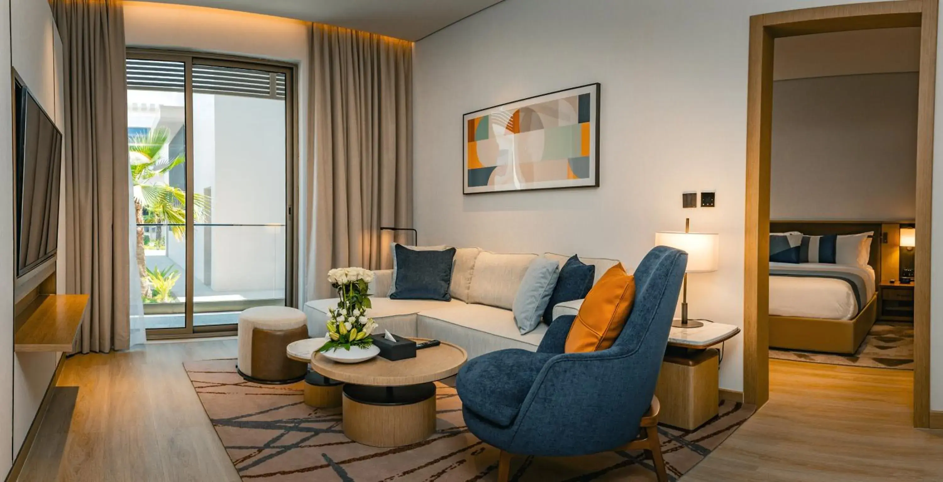 King Suite with Pool View in First Grand Hotel King Suite with Pool View in First Grand Hotel