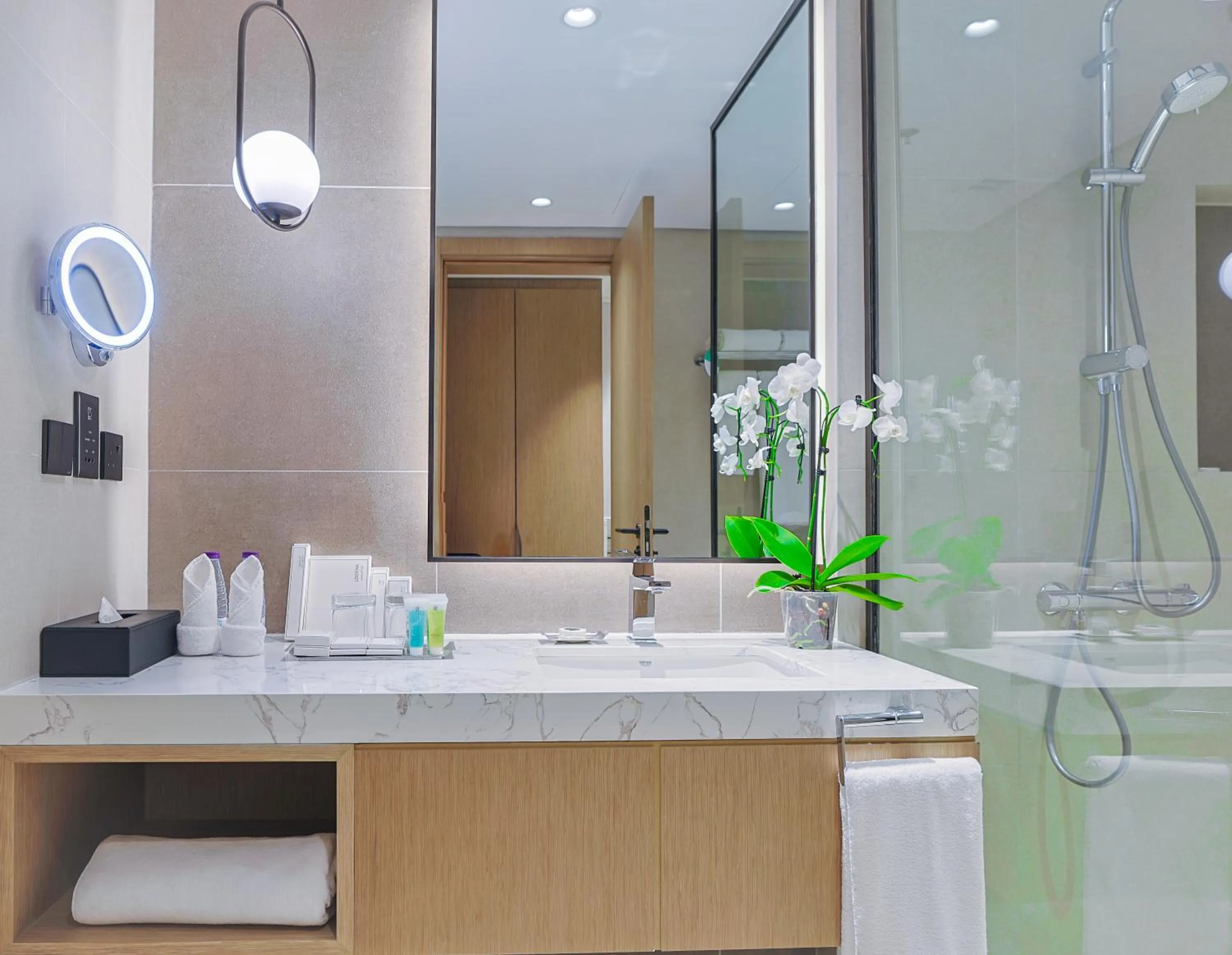 Shower in First Grand Hotel