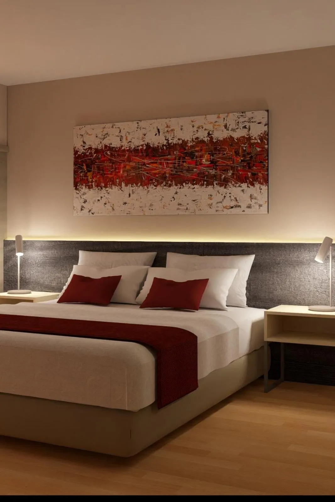 Bed in Ramada Suites by Wyndham Asuncion Aeropuerto
