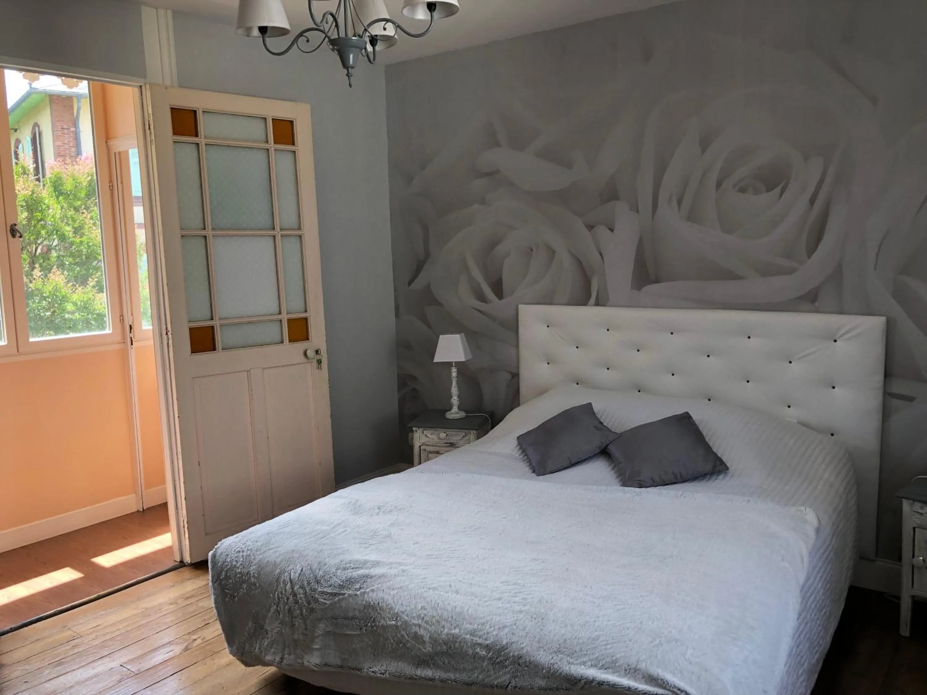 Bed in Chalet des Palmiers