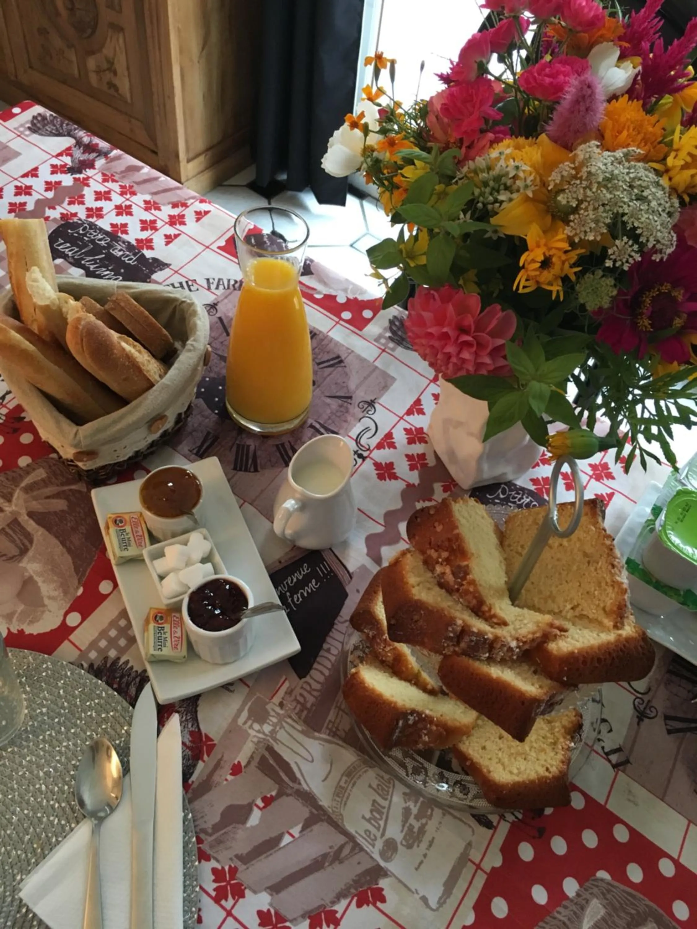 Breakfast in Chalet des Palmiers