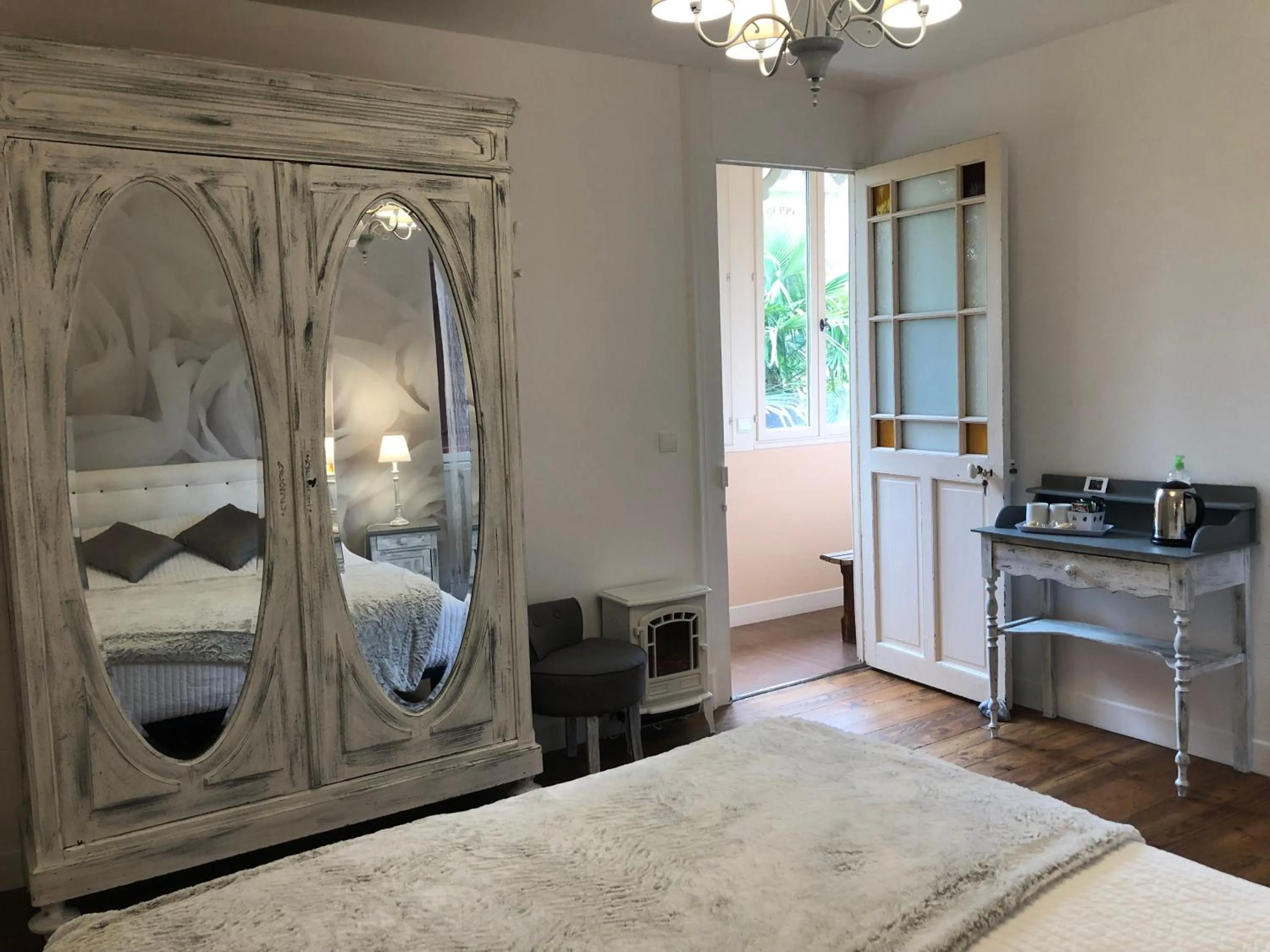 Bed in Chalet des Palmiers