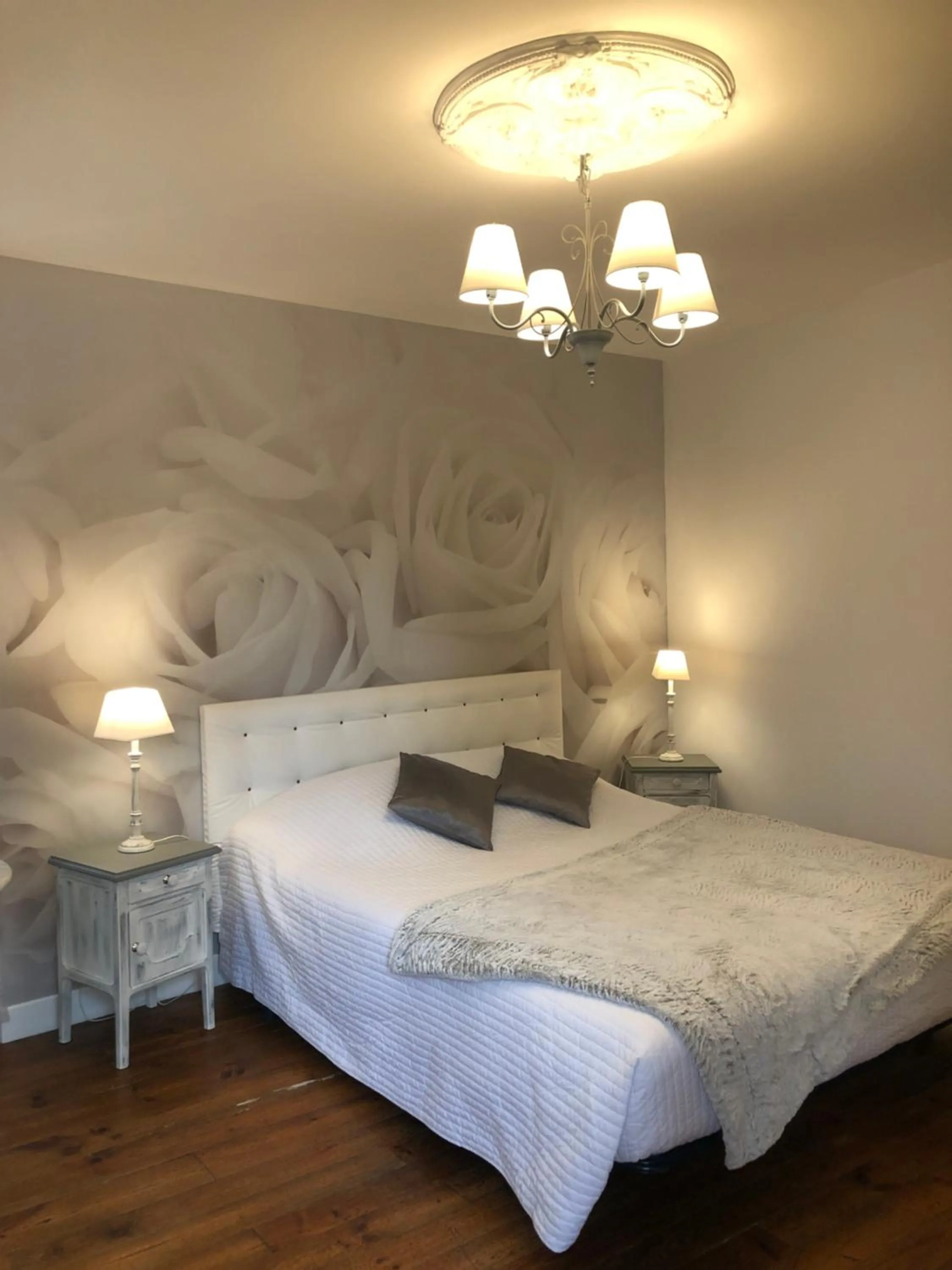 Bed in Chalet des Palmiers