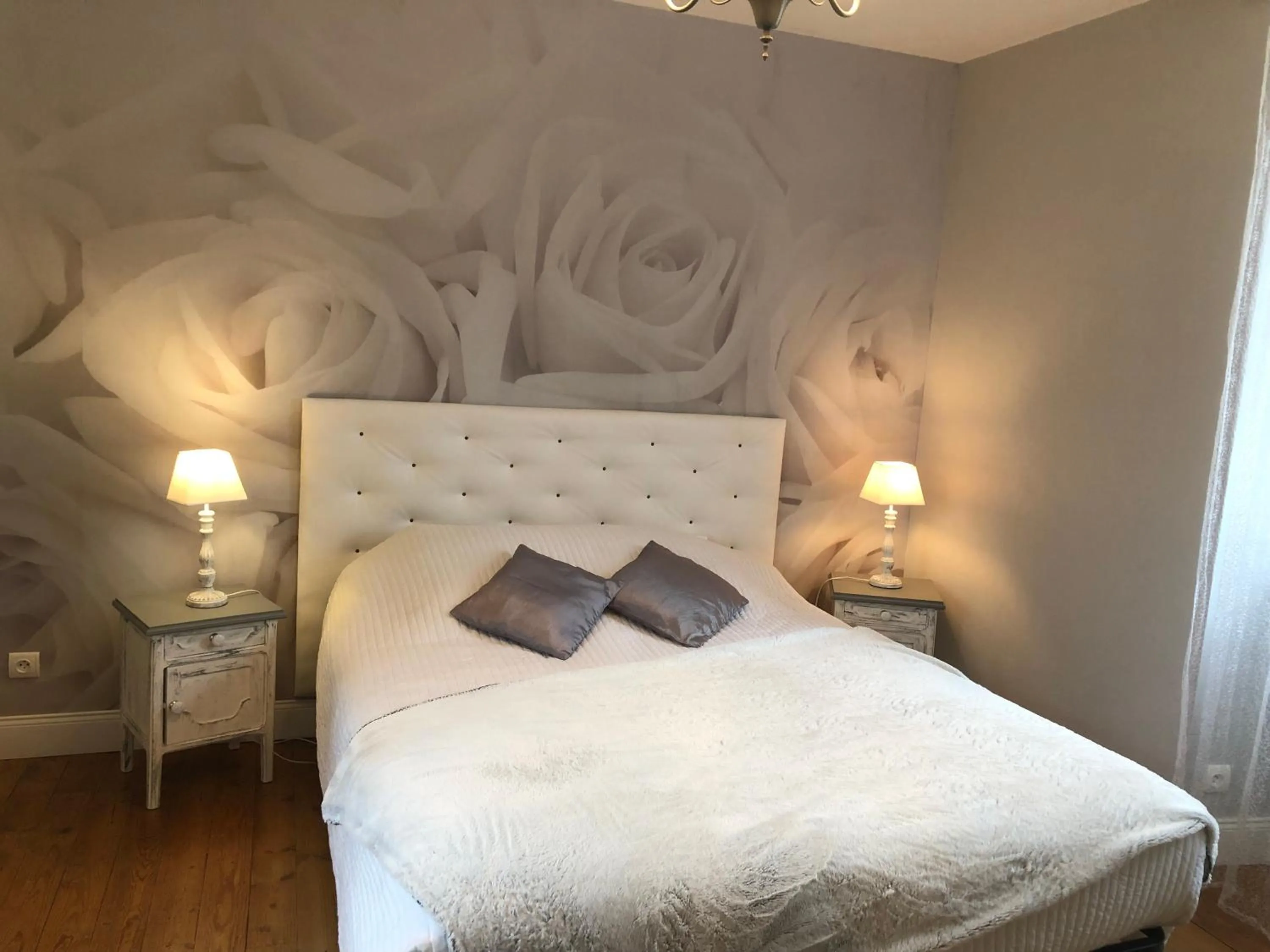 Bed in Chalet des Palmiers