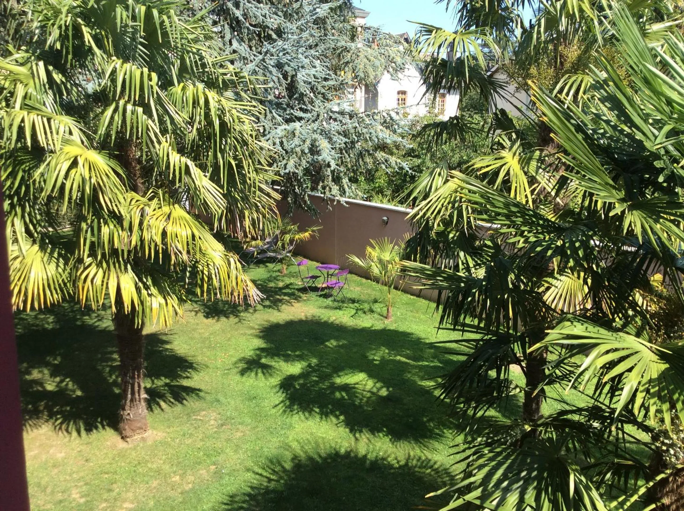 Garden in Chalet des Palmiers