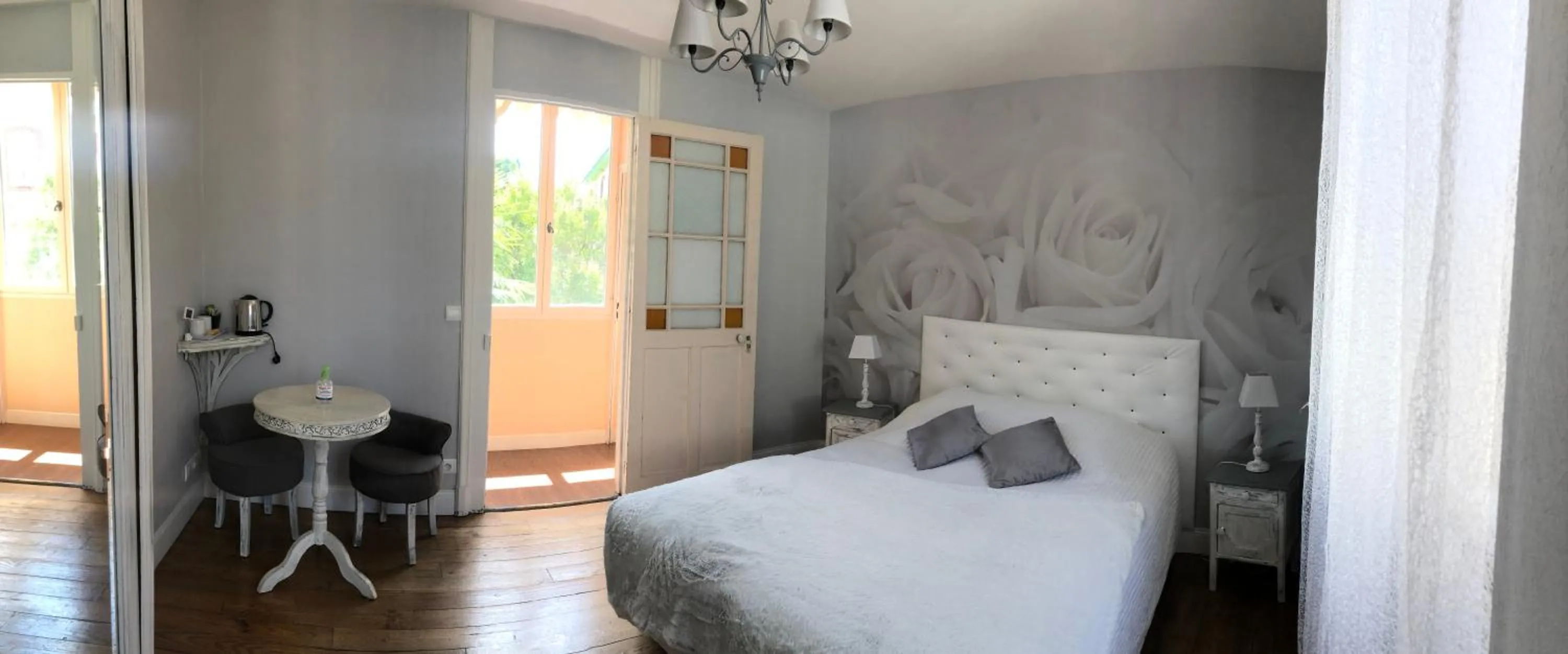 Bed in Chalet des Palmiers