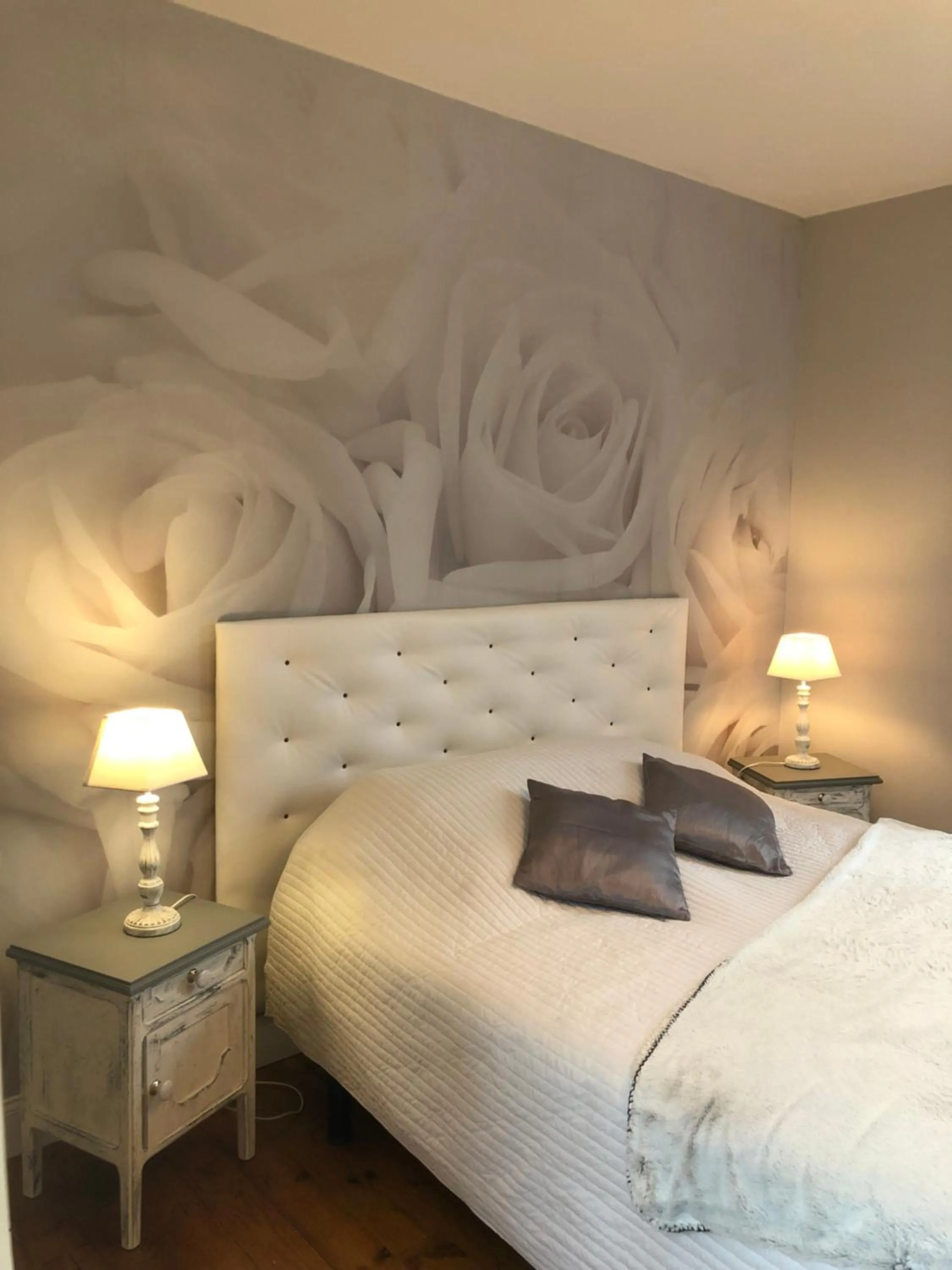Bed in Chalet des Palmiers