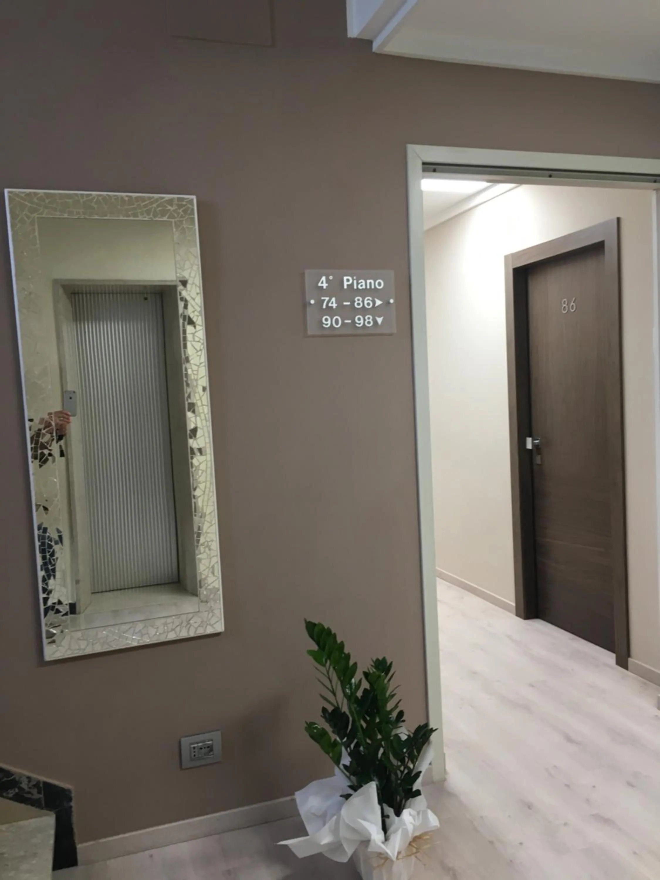 Decorative detail in Hotel Novella