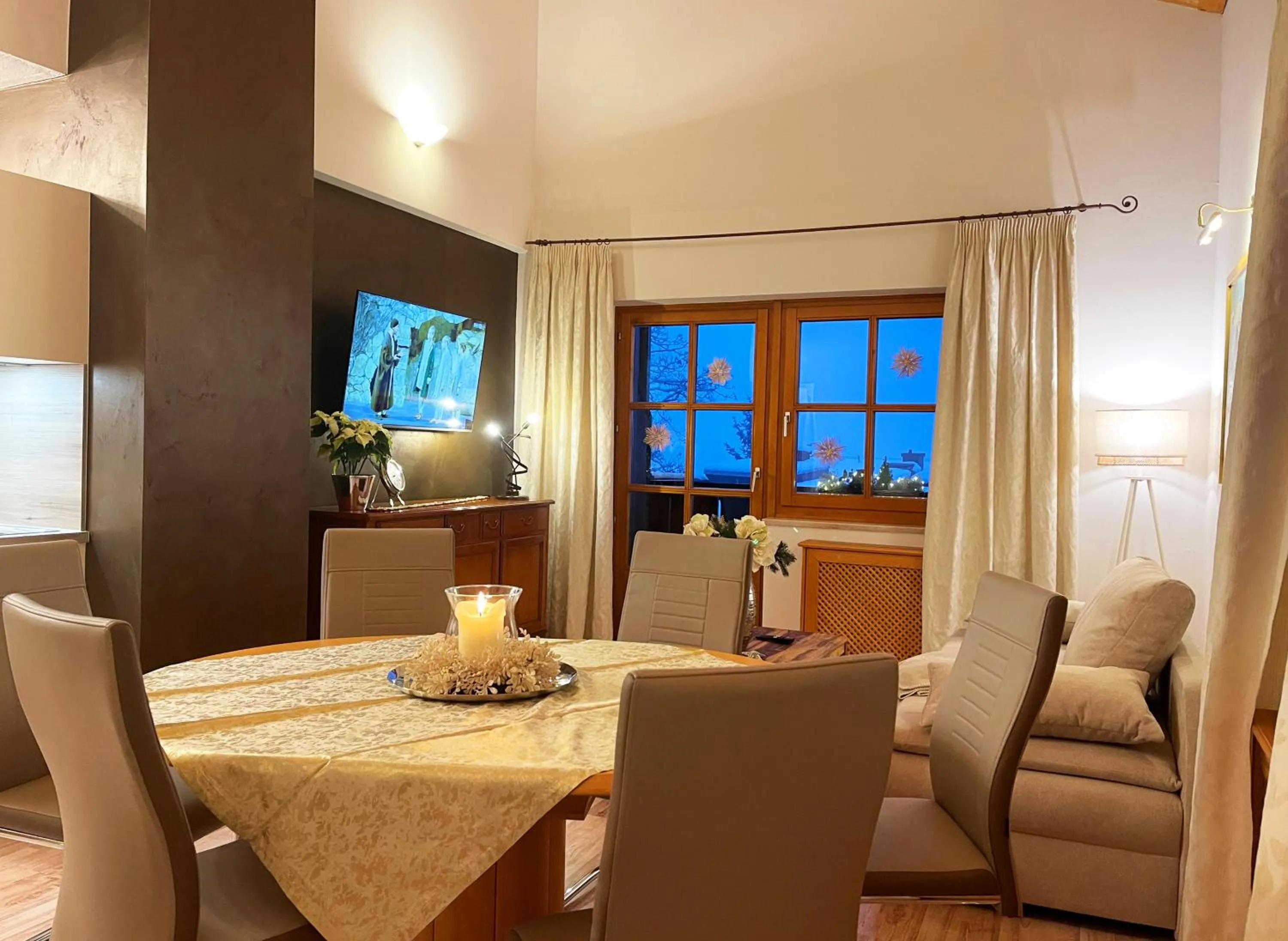 Living room in Chalet Zauberflöte
