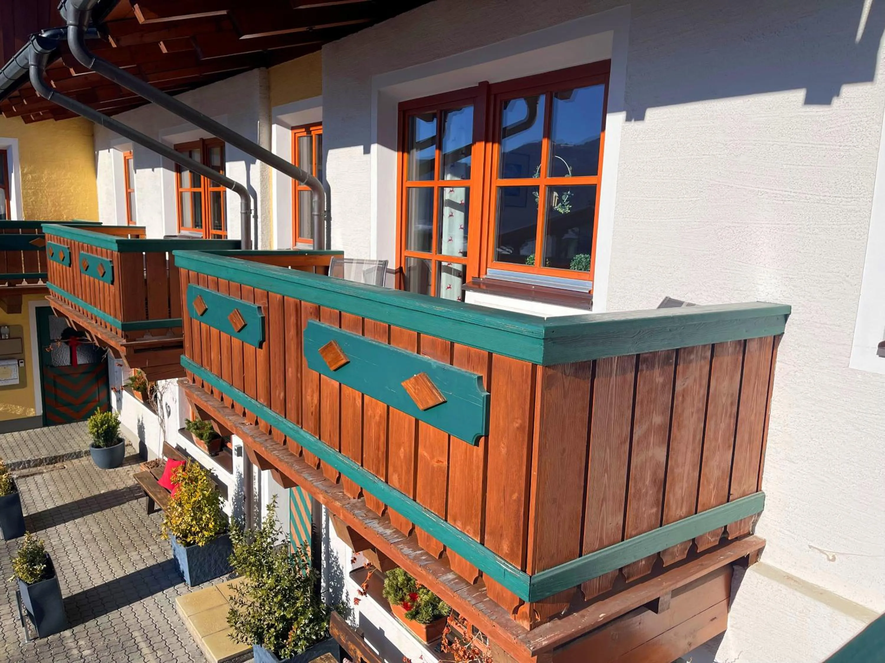 Balcony/Terrace in Chalet Zauberflöte