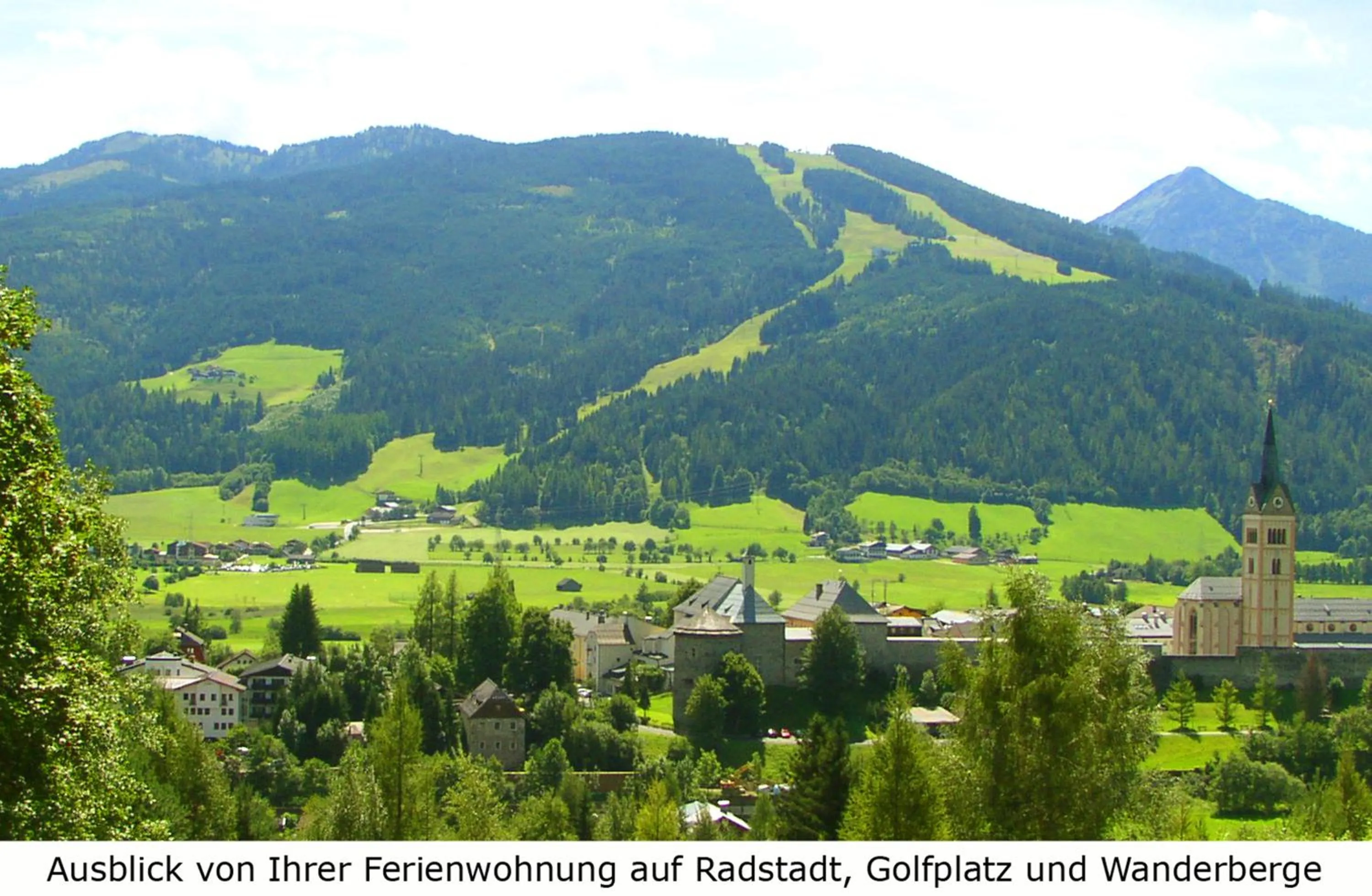 City view in Chalet Zauberflöte