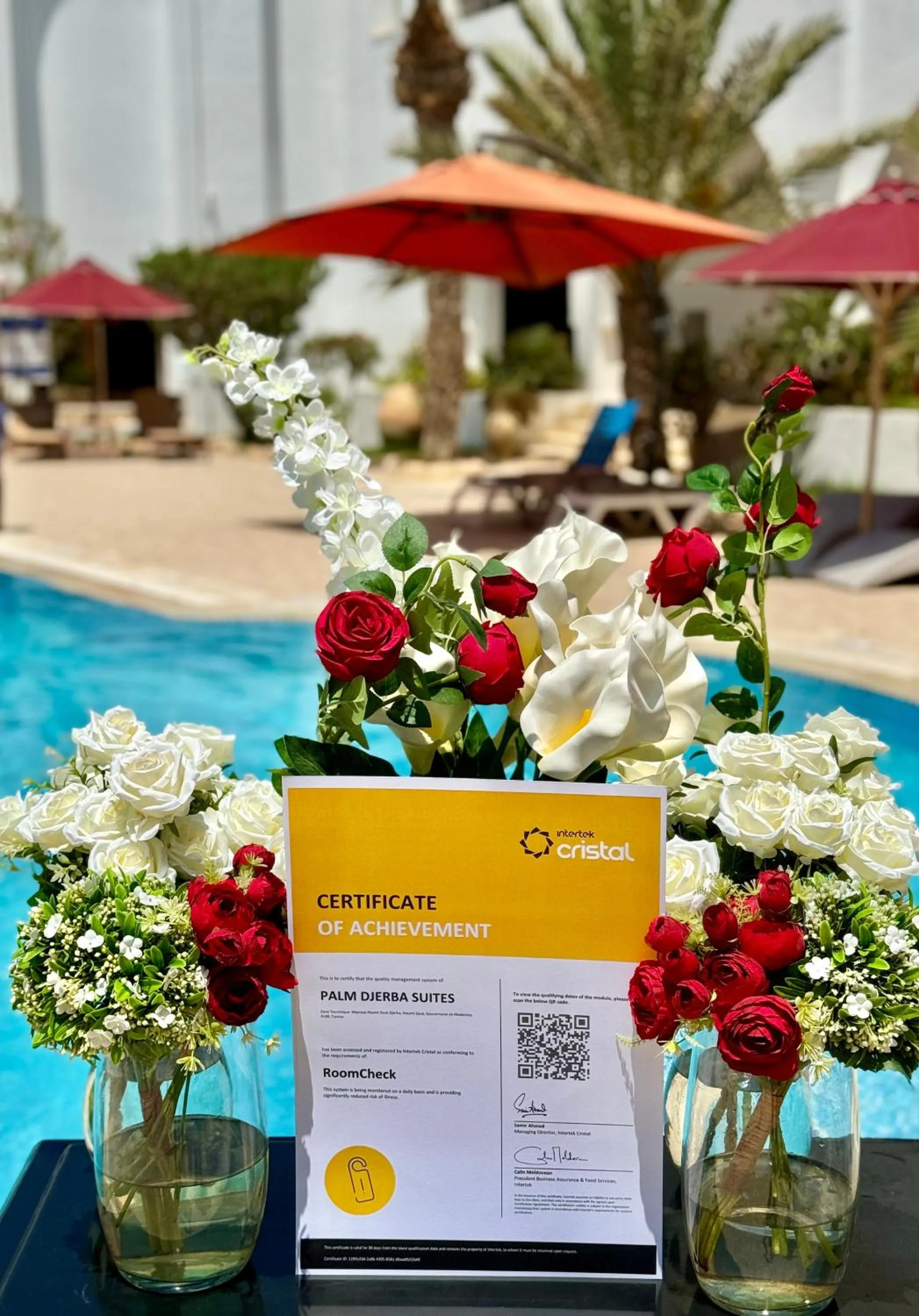 Logo/Certificate/Sign in Palm Djerba Suites