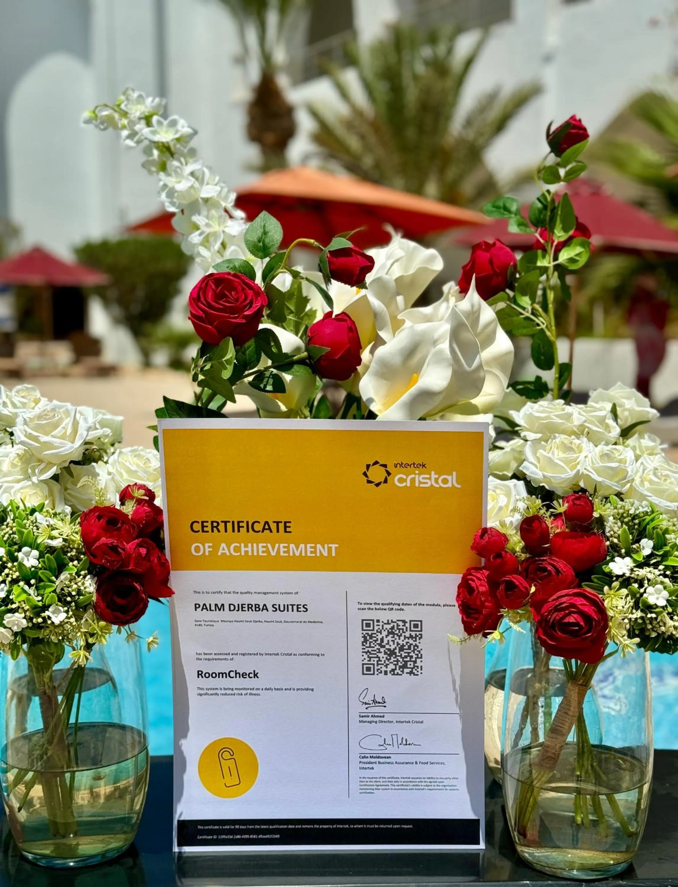 Logo/Certificate/Sign in Palm Djerba Suites