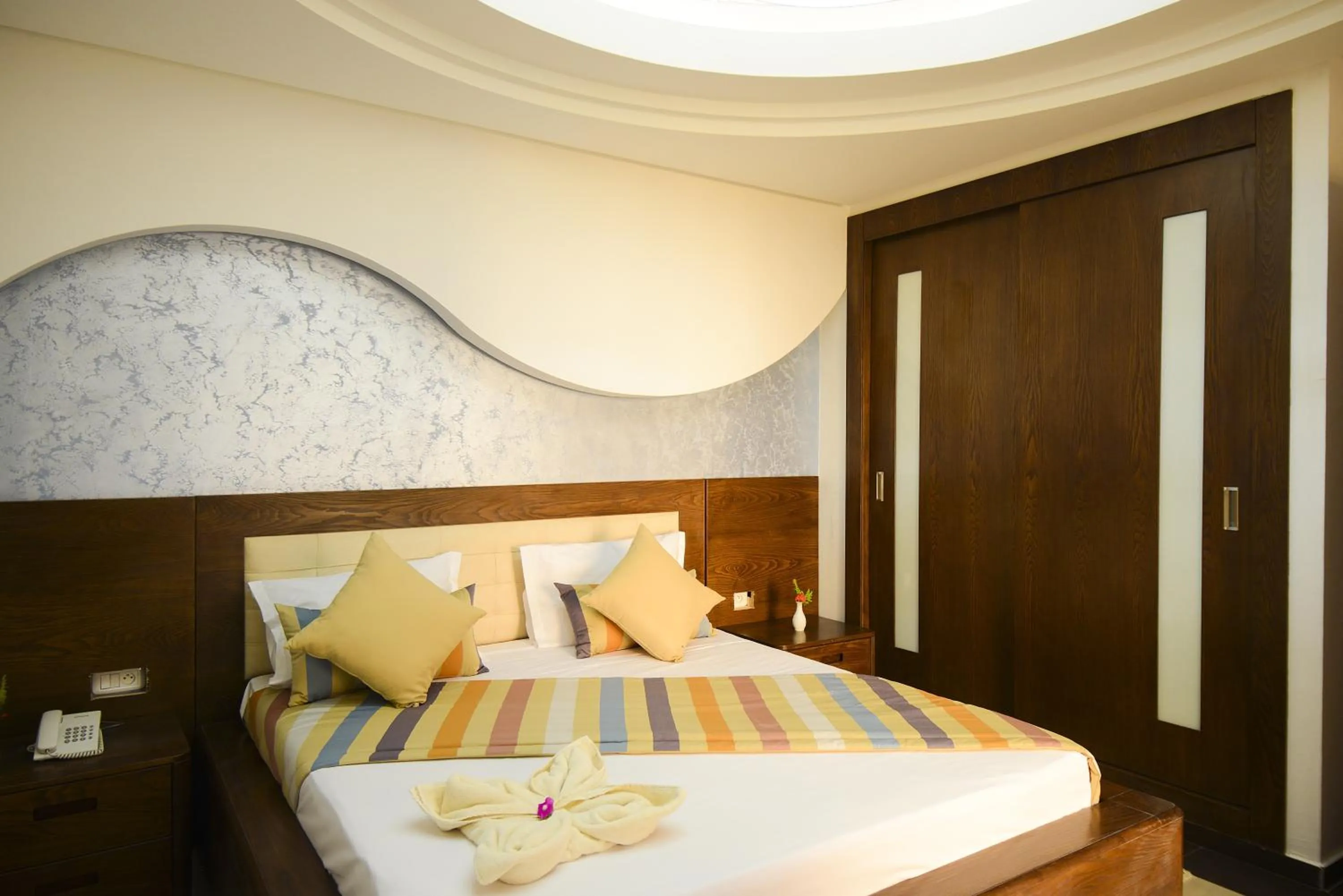 Bedroom, Bed in Palm Djerba Suites