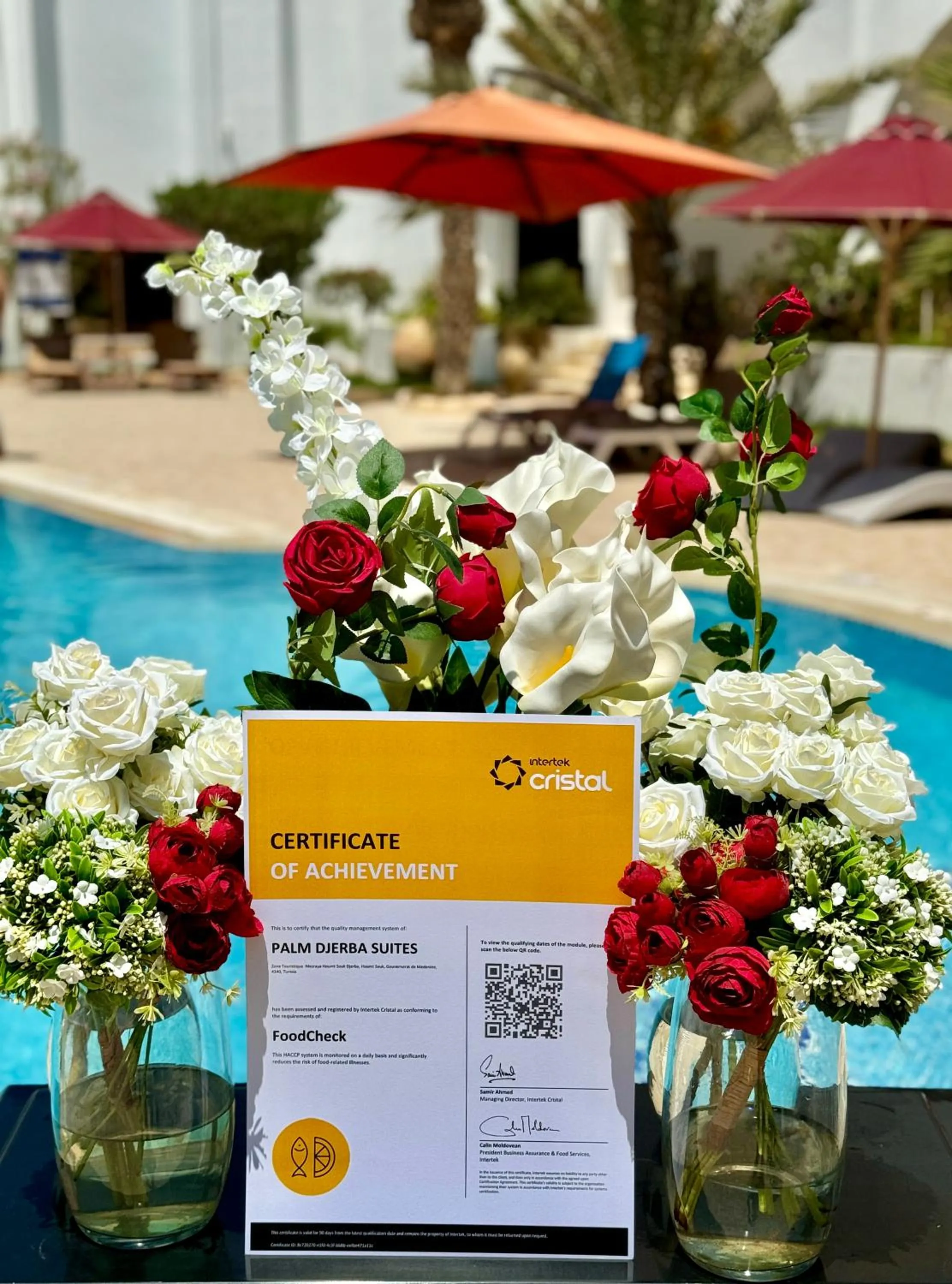 Logo/Certificate/Sign in Palm Djerba Suites