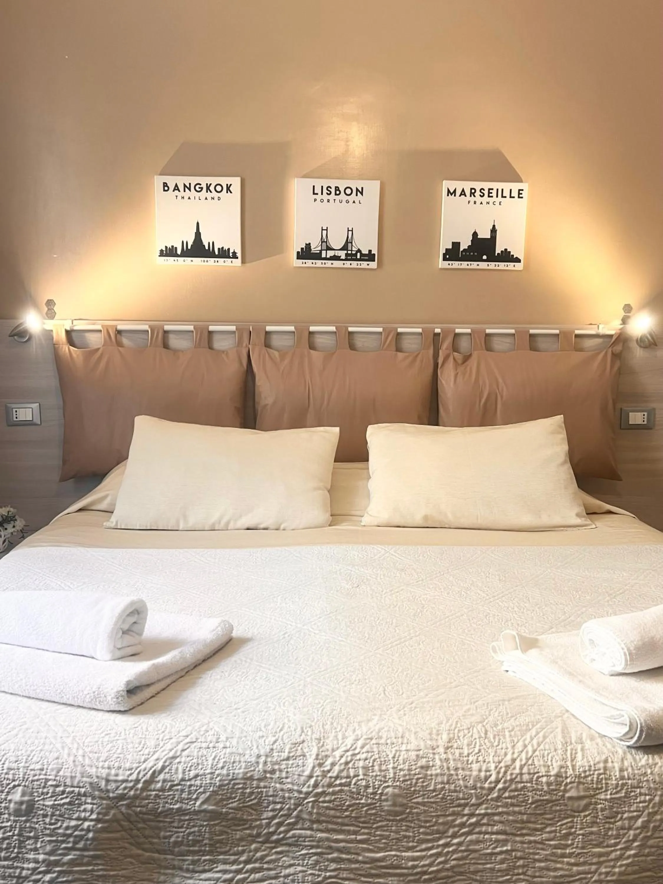 Bed in Guest house Aria