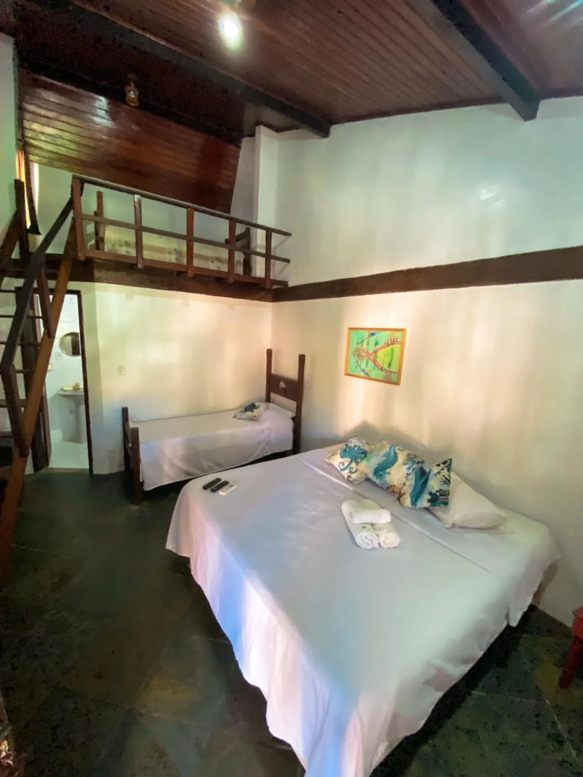 Photo of the whole room, Bed in Solar da Praia Pousada