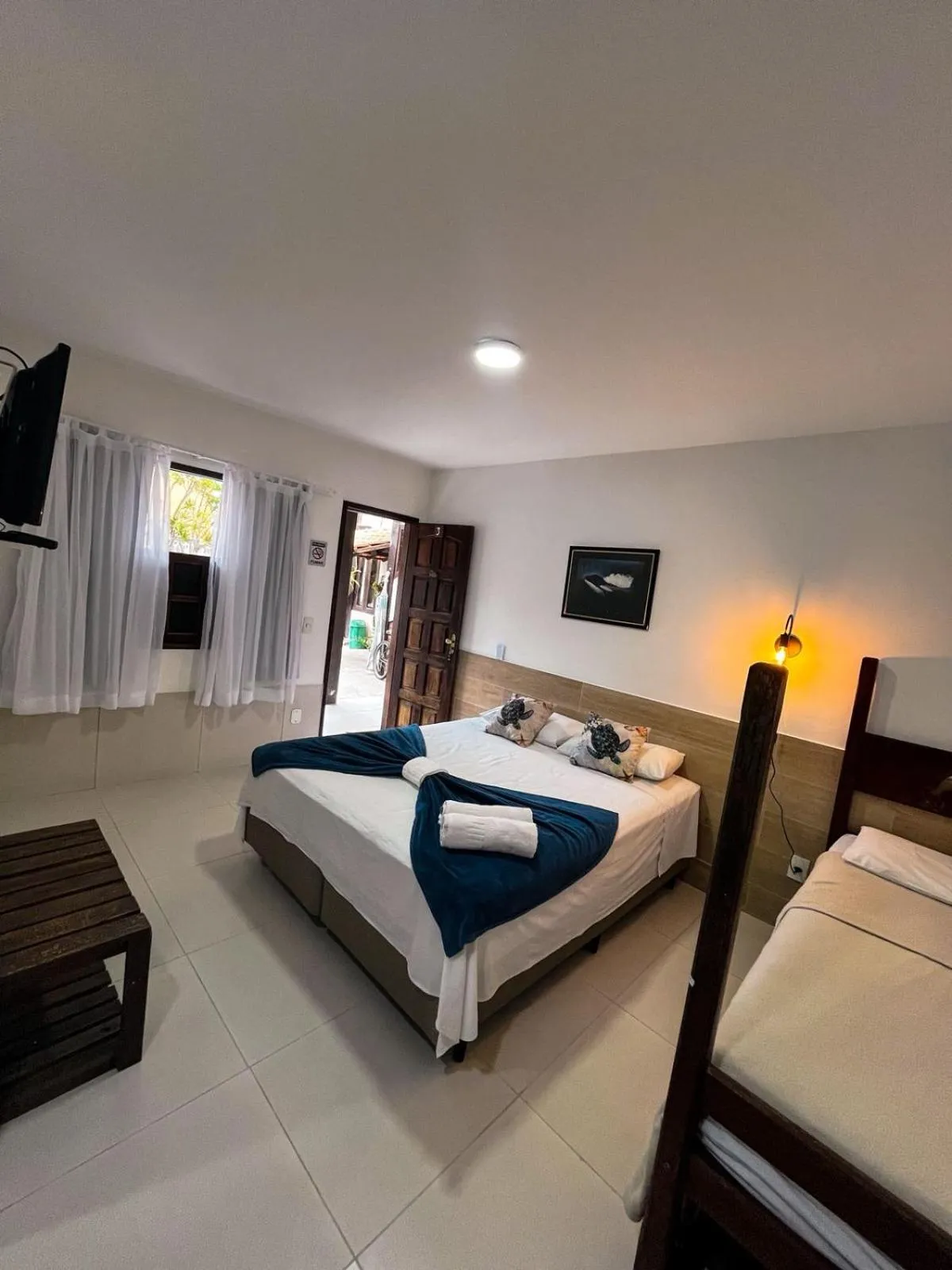 Bed in Solar da Praia Pousada