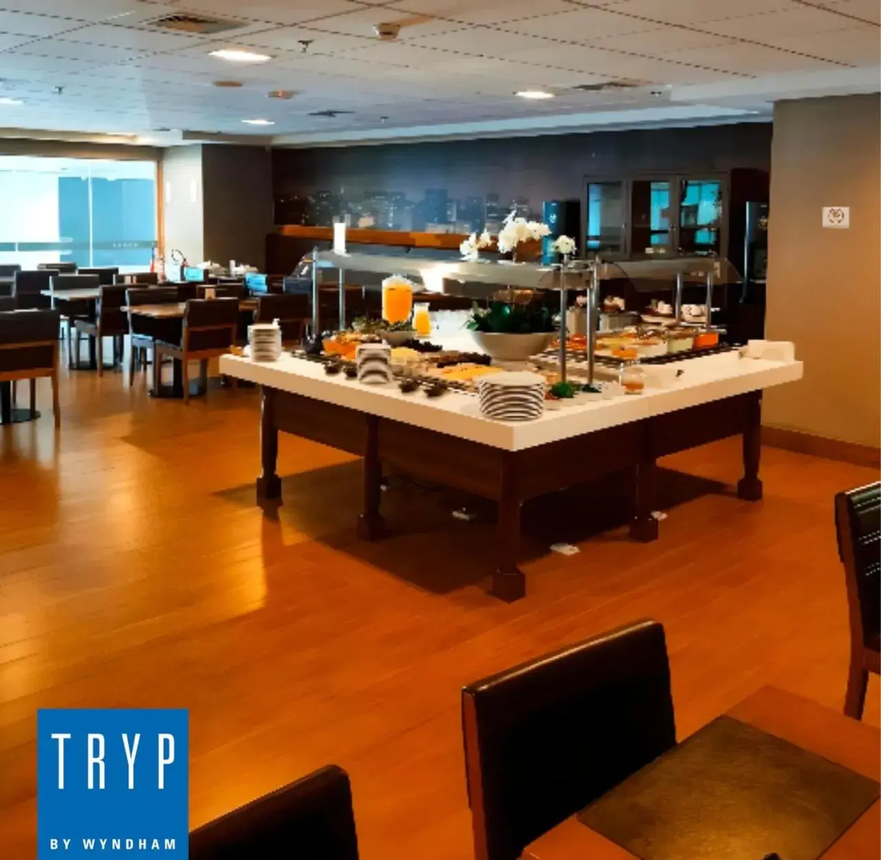 Restaurant/places to eat in TRYP BY WYNDHAM São Paulo Airport - Hotel de Transito Terminal 3 -Lado Ar - Área restrita á passageiros já embarcados - Piso 1 Restaurant/places to eat in TRYP BY WYNDHAM São Paulo Airport - Hotel de Transito Terminal 3 -Lado Ar - Área restrita á passageiros já embarcados - Piso 1