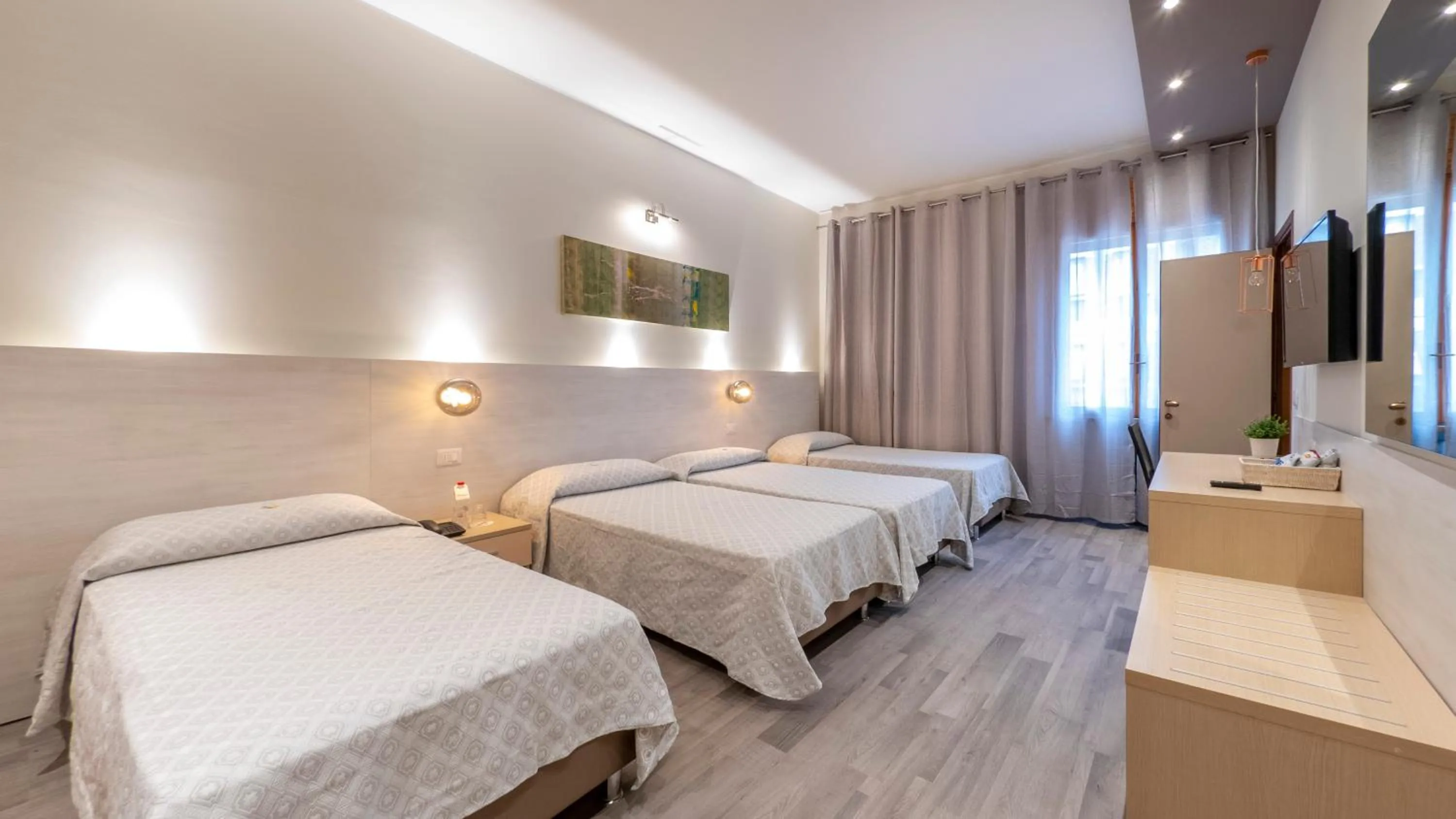 Bed in Hotel San Marco