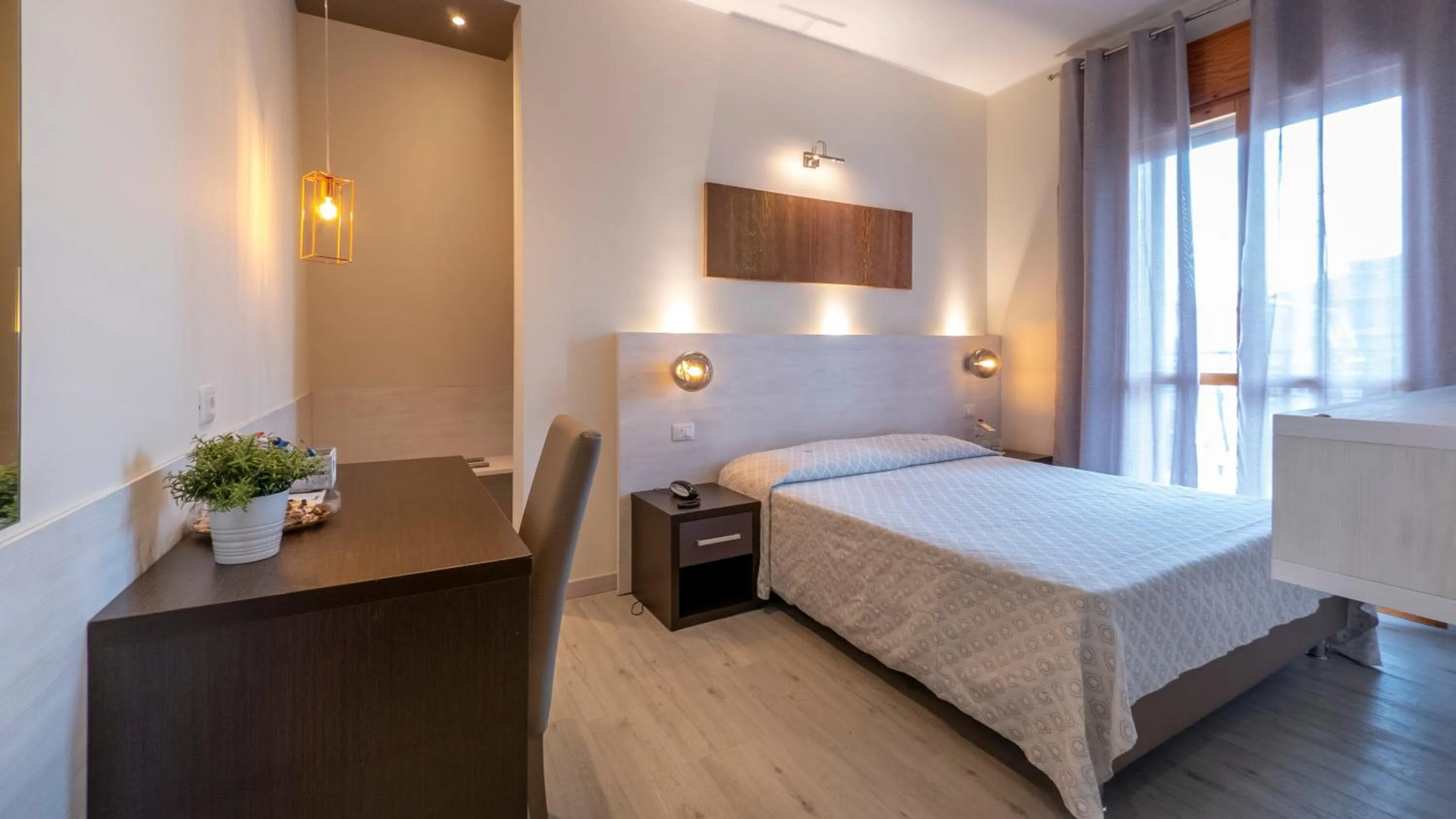 Bed in Hotel San Marco