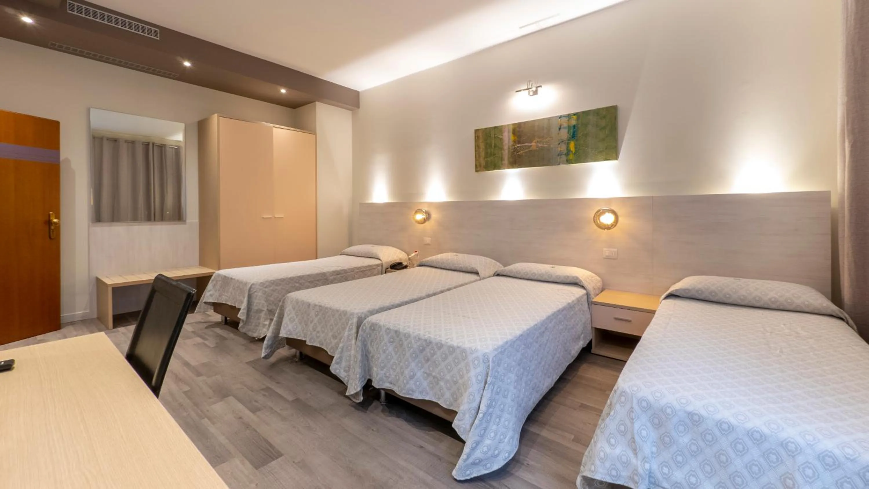 Bed in Hotel San Marco