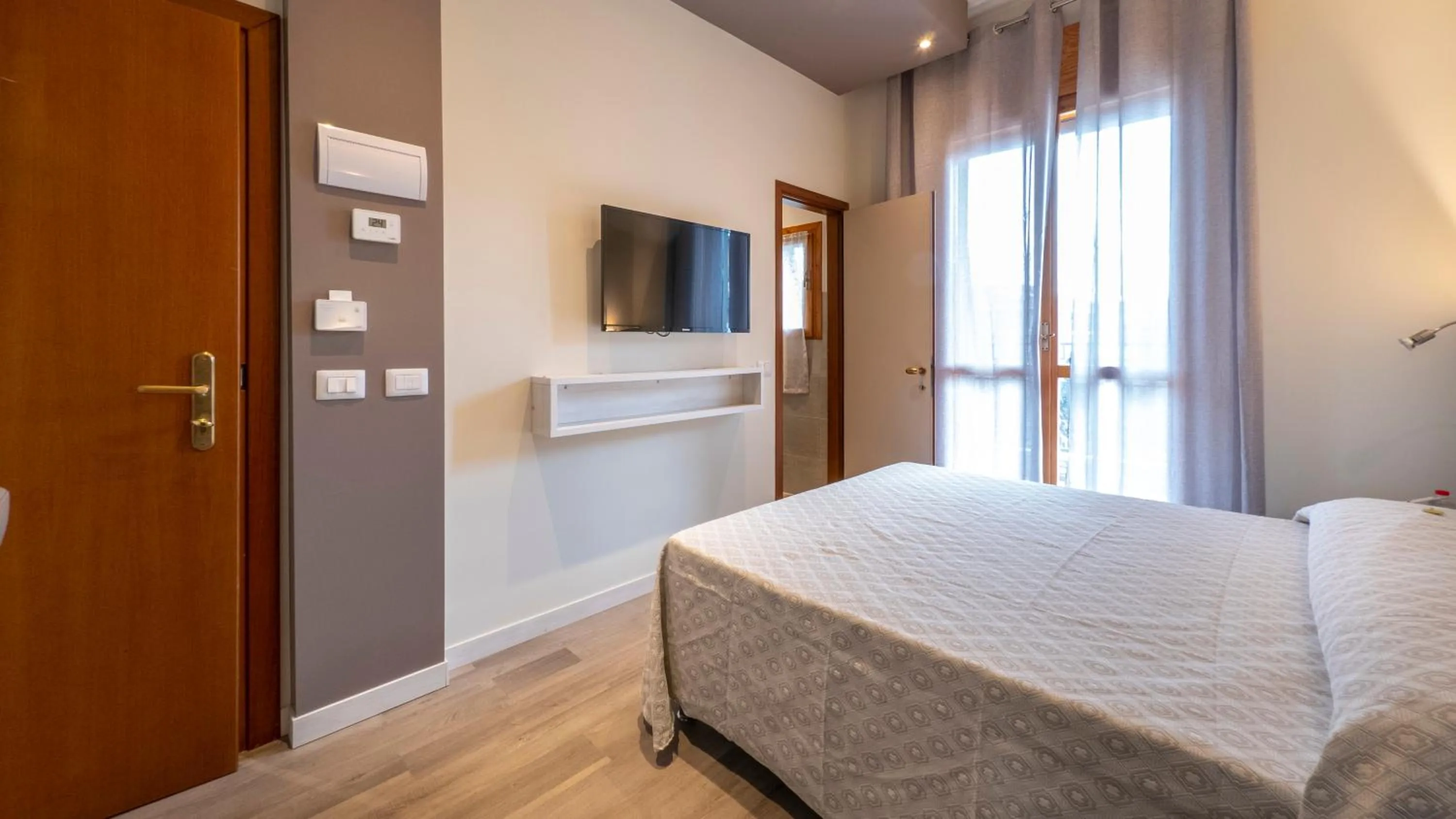 Bed in Hotel San Marco