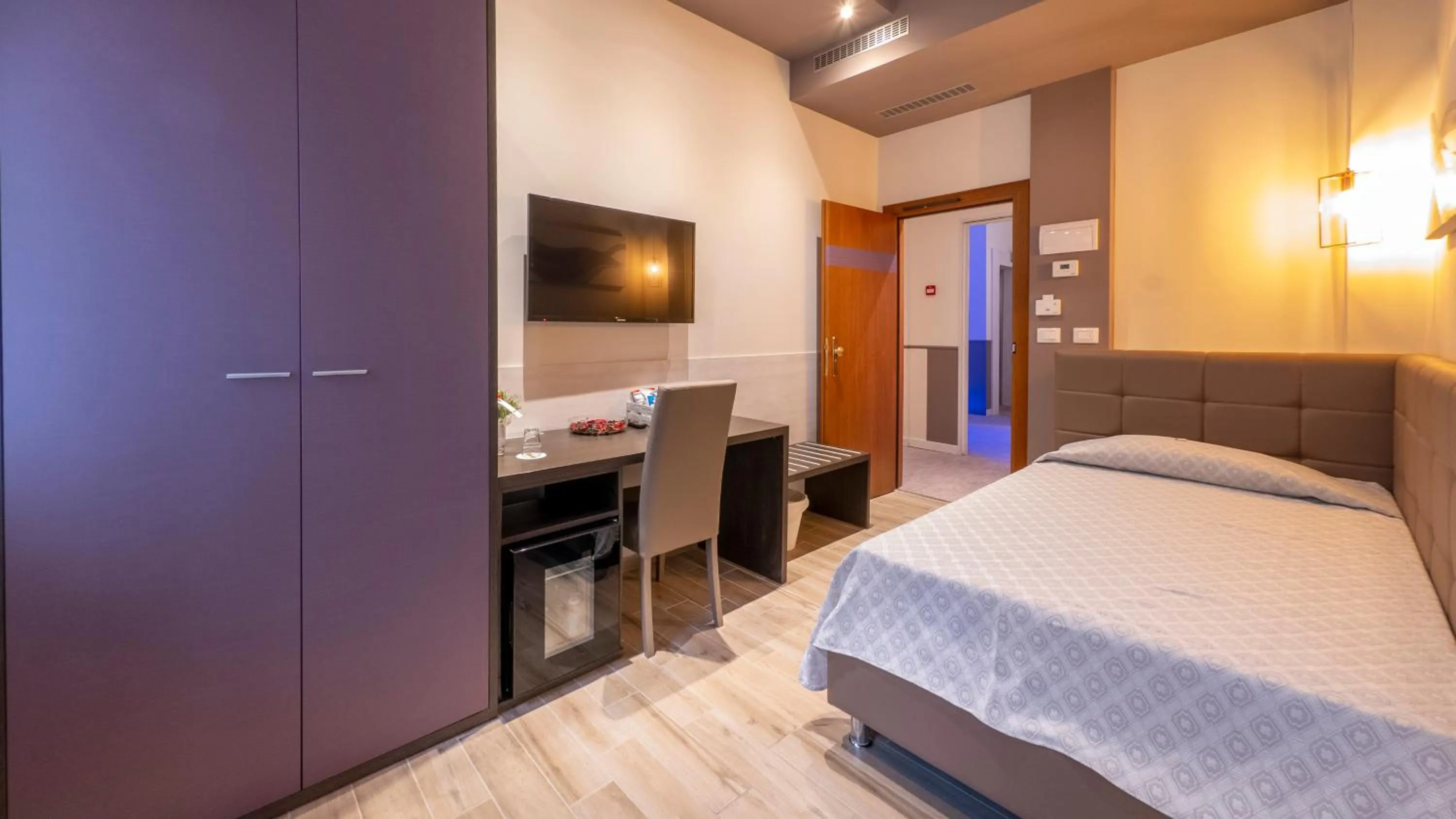 Bed in Hotel San Marco