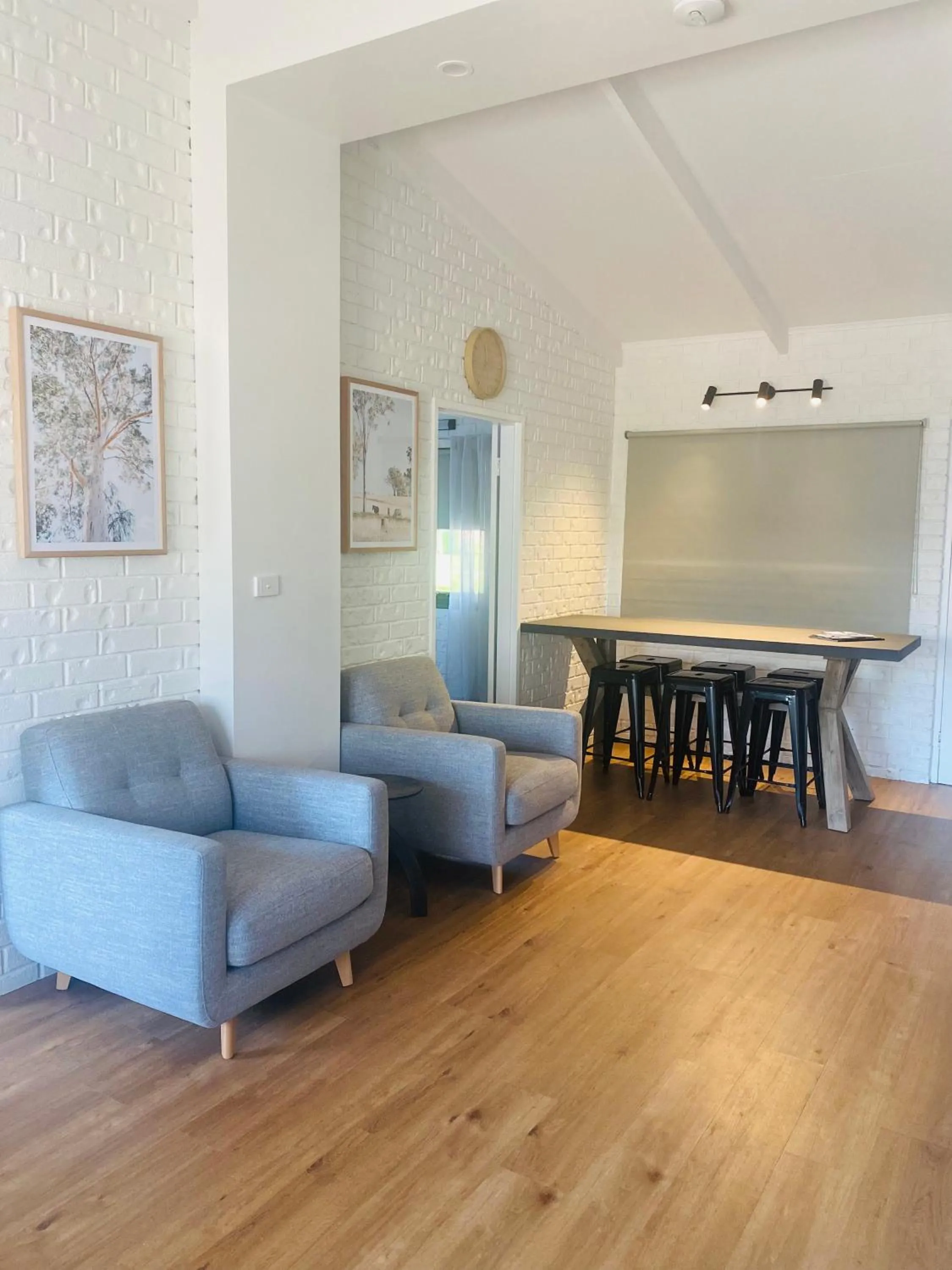 Living room in Bright Porepunkah Holiday Park