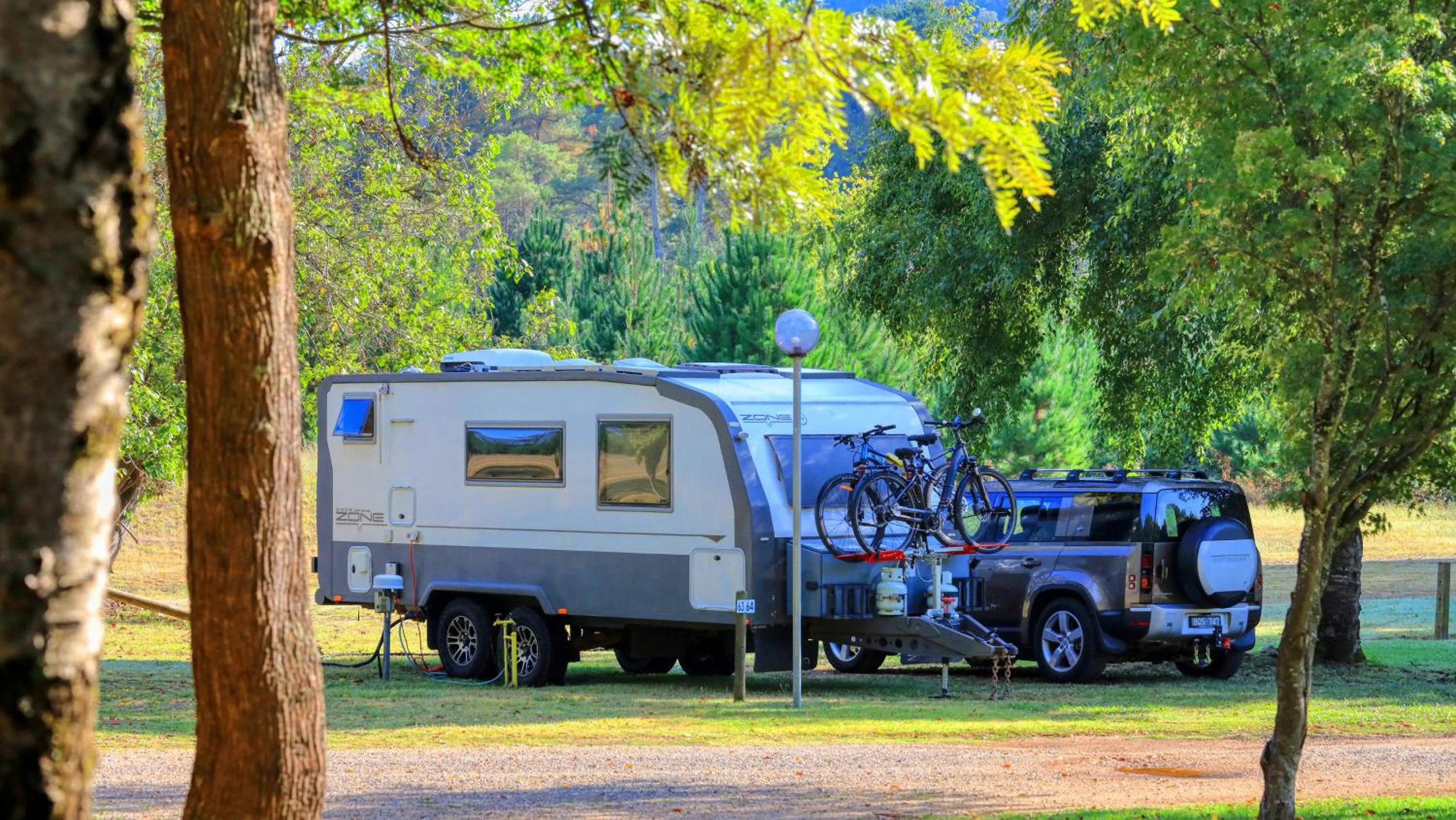 On site in Bright Porepunkah Holiday Park