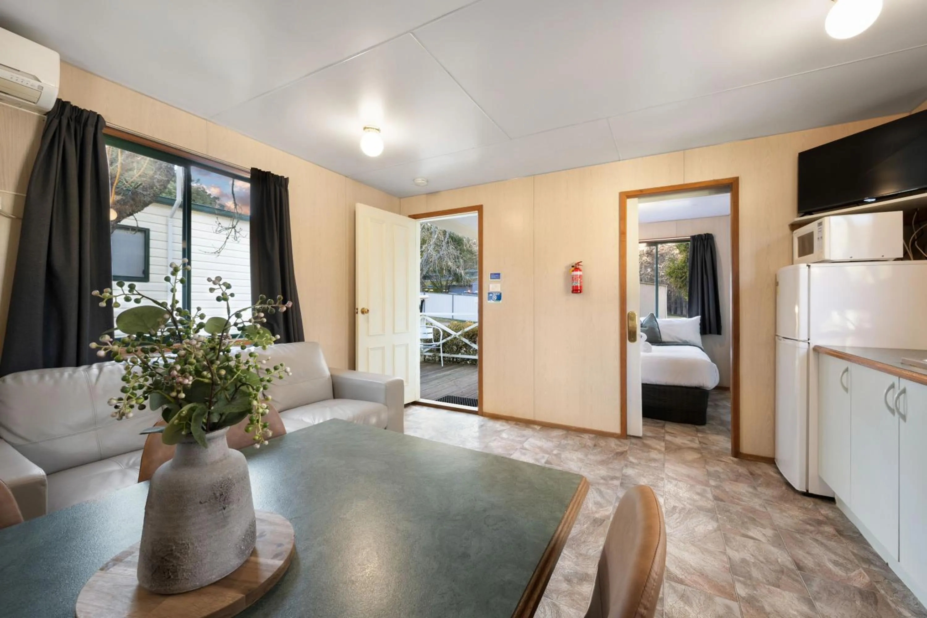 Bed in Bright Porepunkah Holiday Park