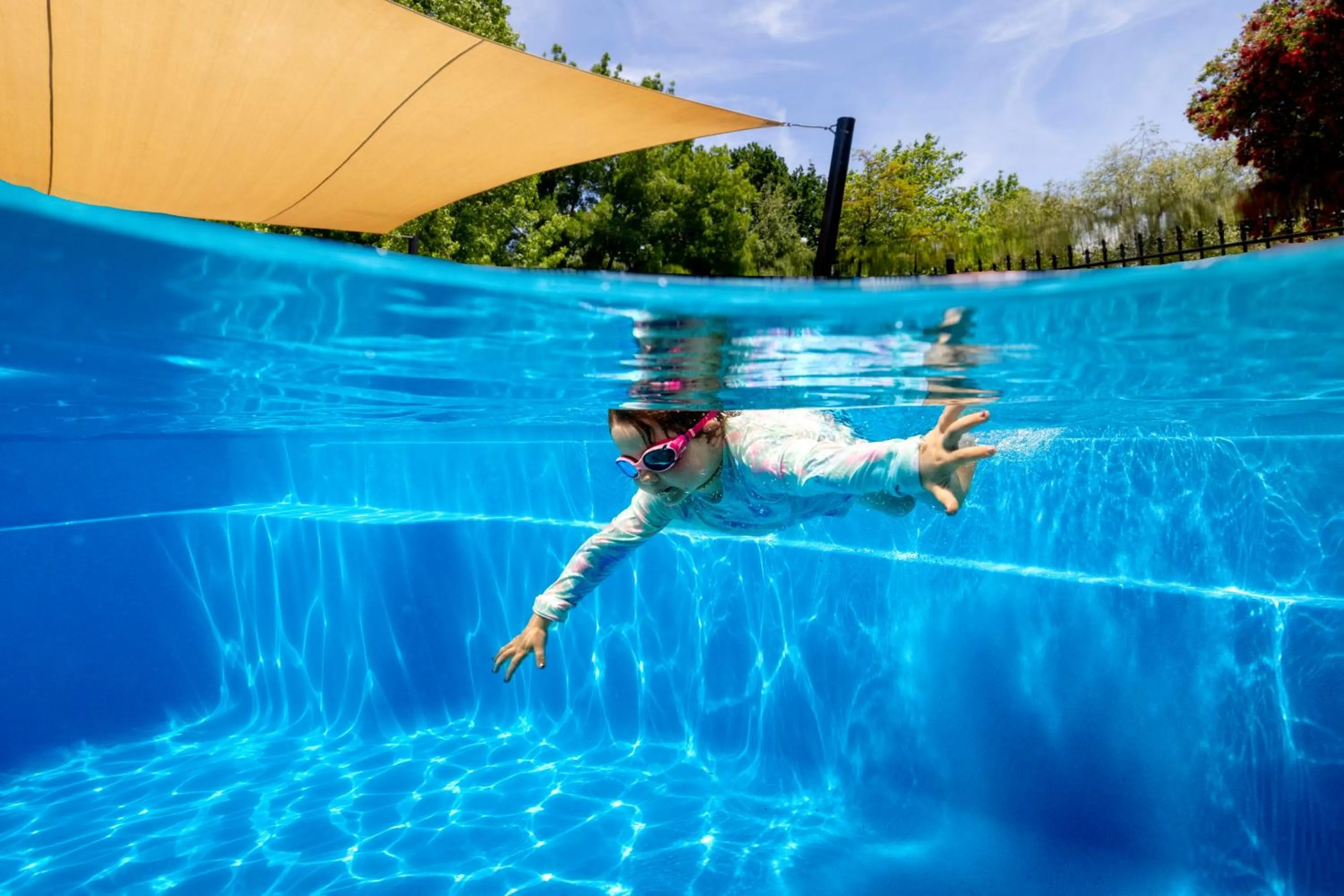 Swimming pool in Bright Porepunkah Holiday Park