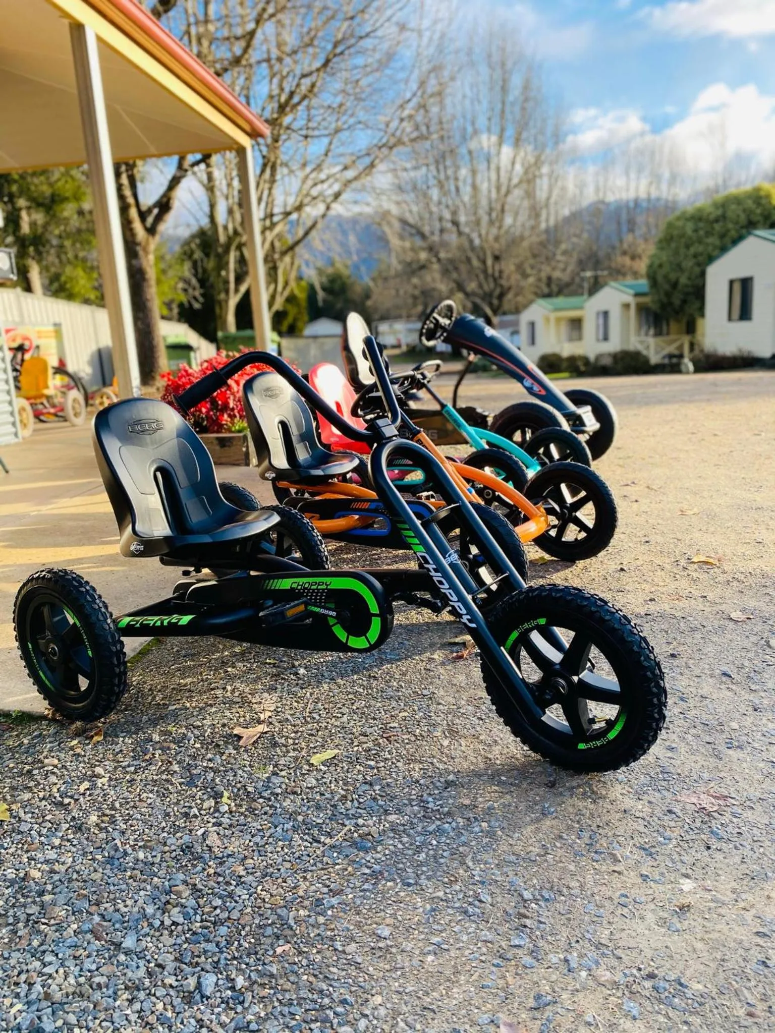 People in Bright Porepunkah Holiday Park