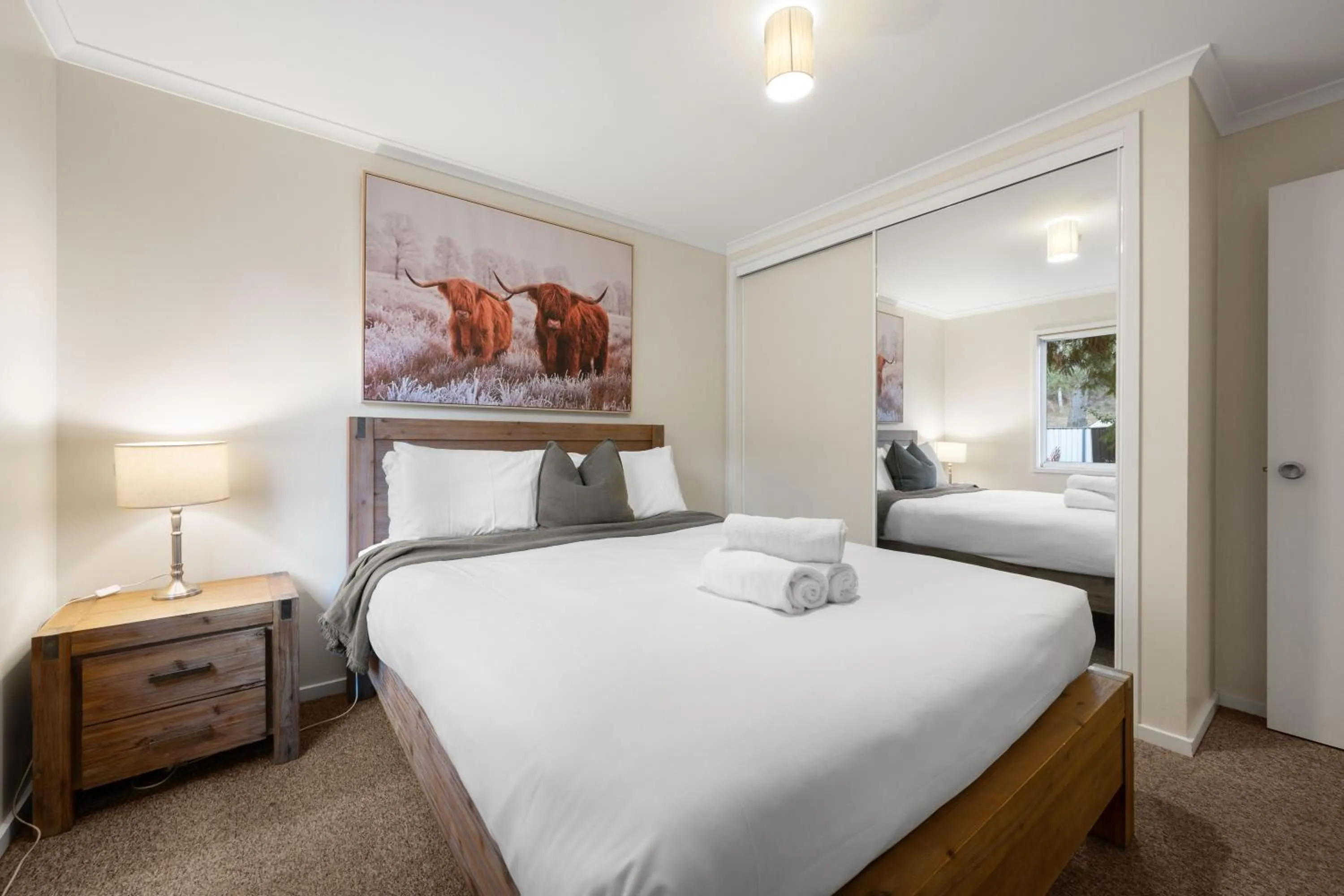 Bed in Bright Porepunkah Holiday Park