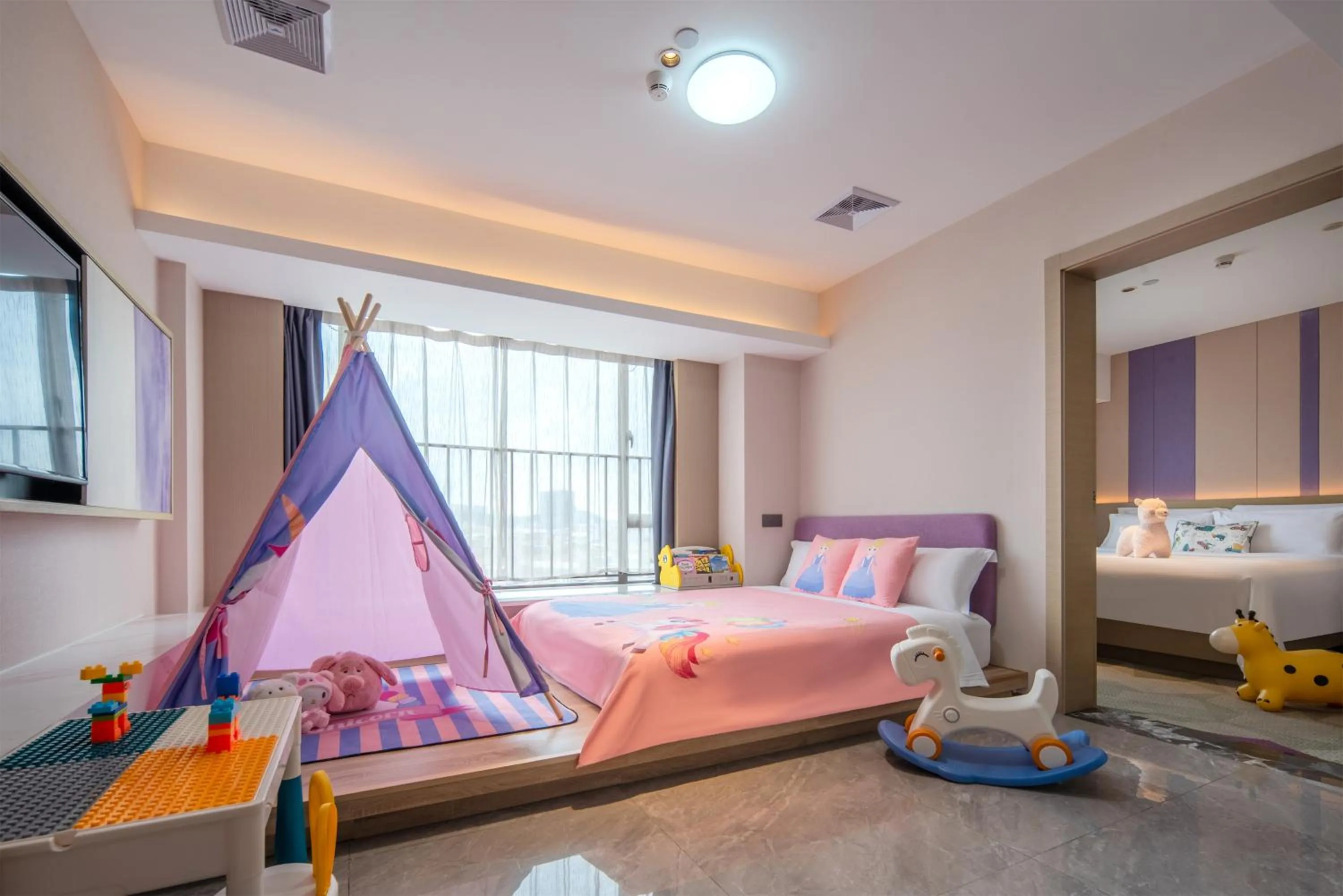 Bedroom, Bed in Lavande Hotels Guangzhou Panyu Hanxi Changlong Dashi Subway Station