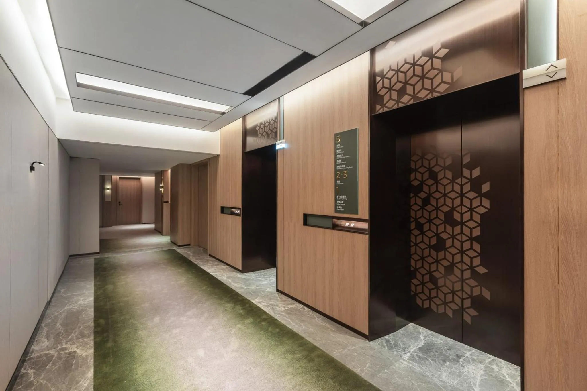 Decorative detail in Holiday Inn & Suites Shanghai Changfeng by IHG