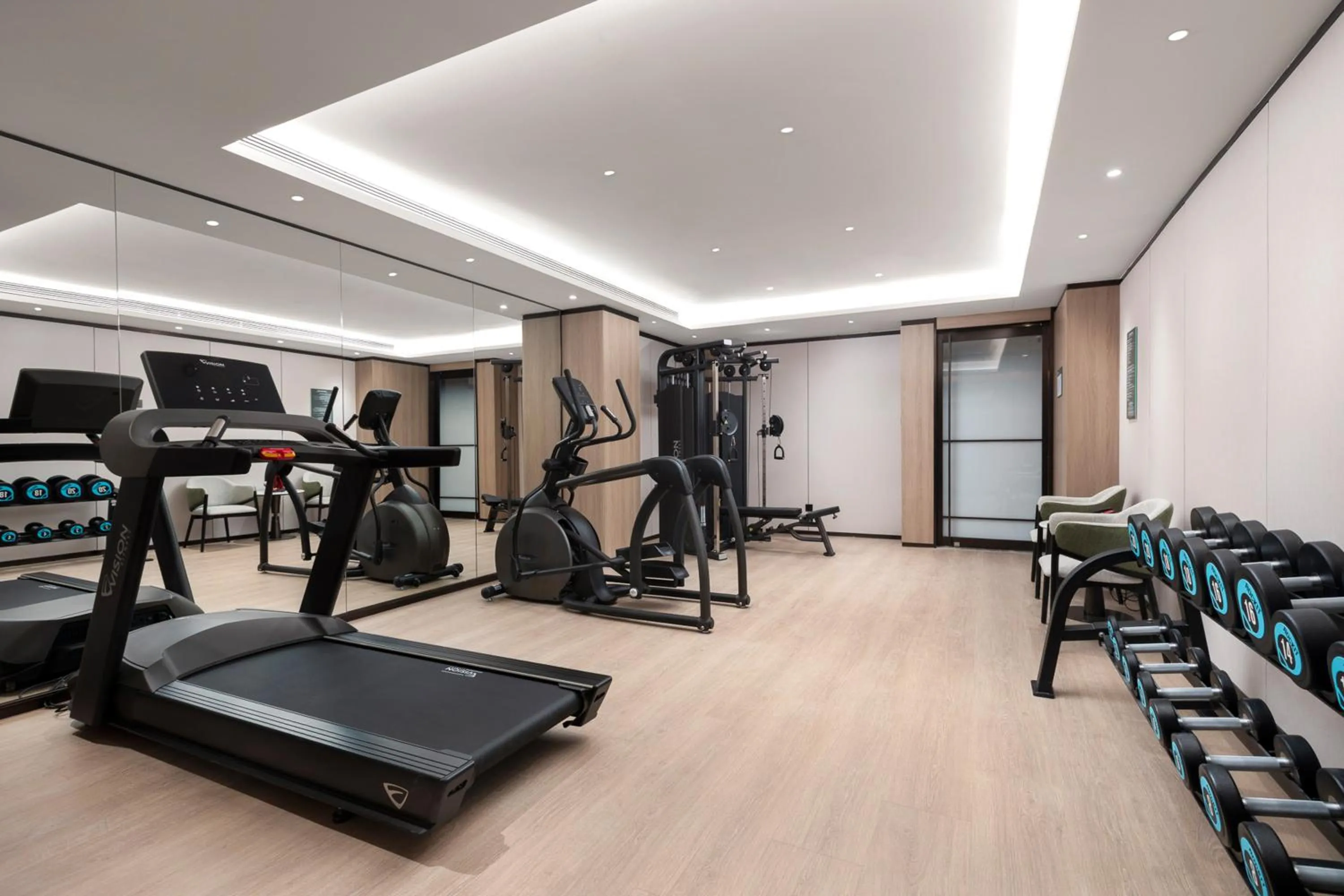 Fitness centre/facilities in Holiday Inn & Suites Shanghai Changfeng by IHG