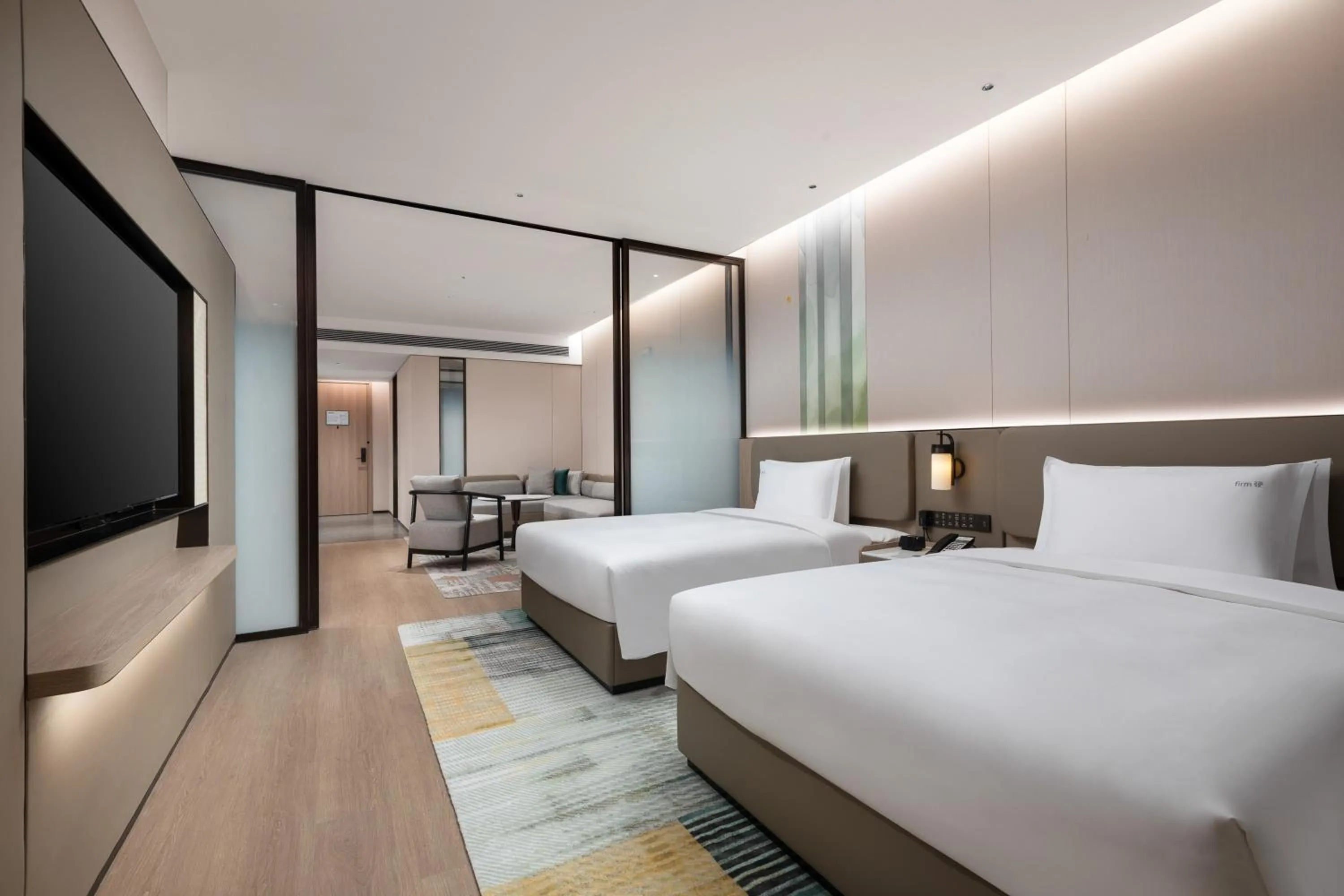 Bed in Holiday Inn & Suites Shanghai Changfeng by IHG