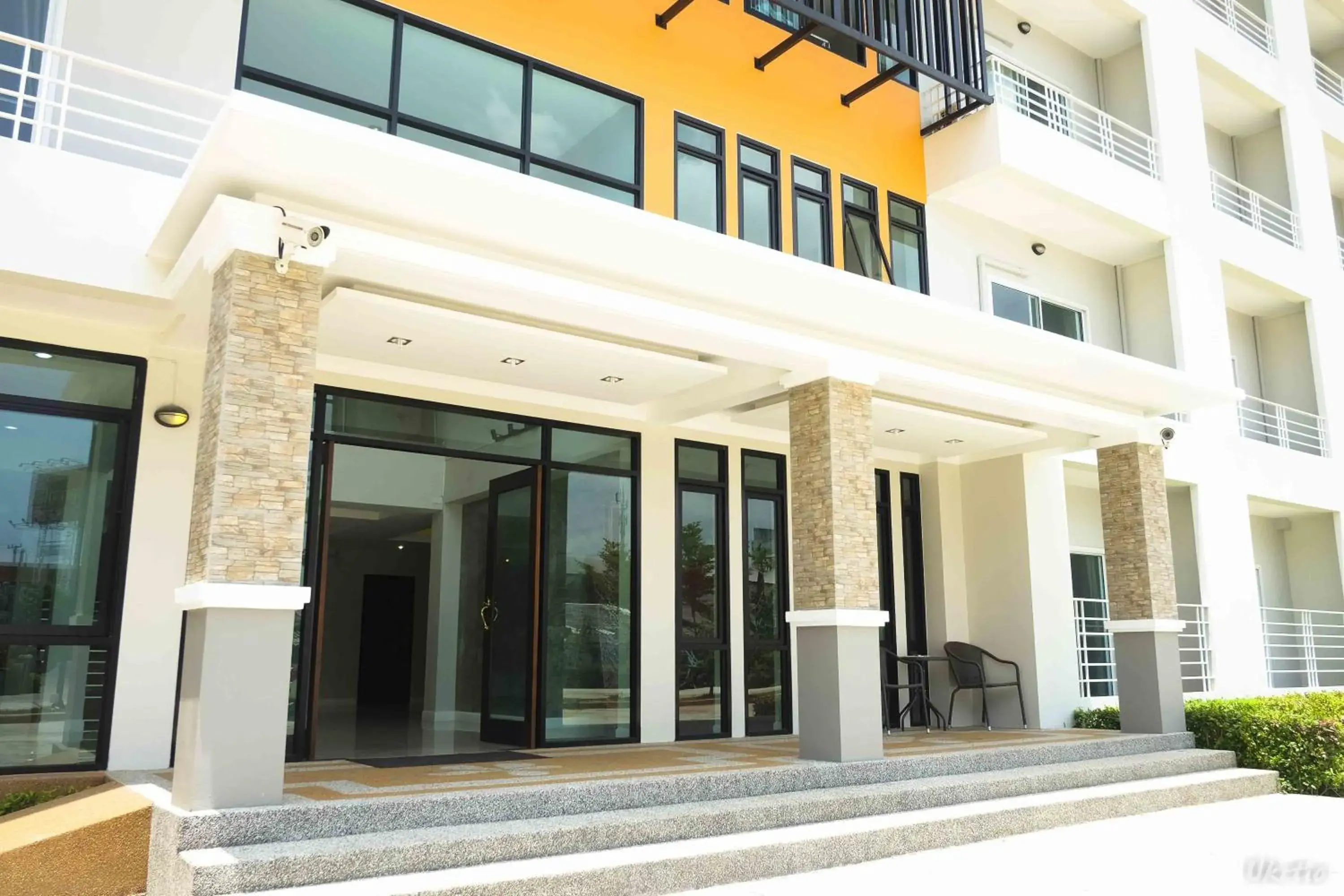 Facade/entrance in The Room Mahidol Chiangmai Facade/entrance in The Room Mahidol Chiangmai