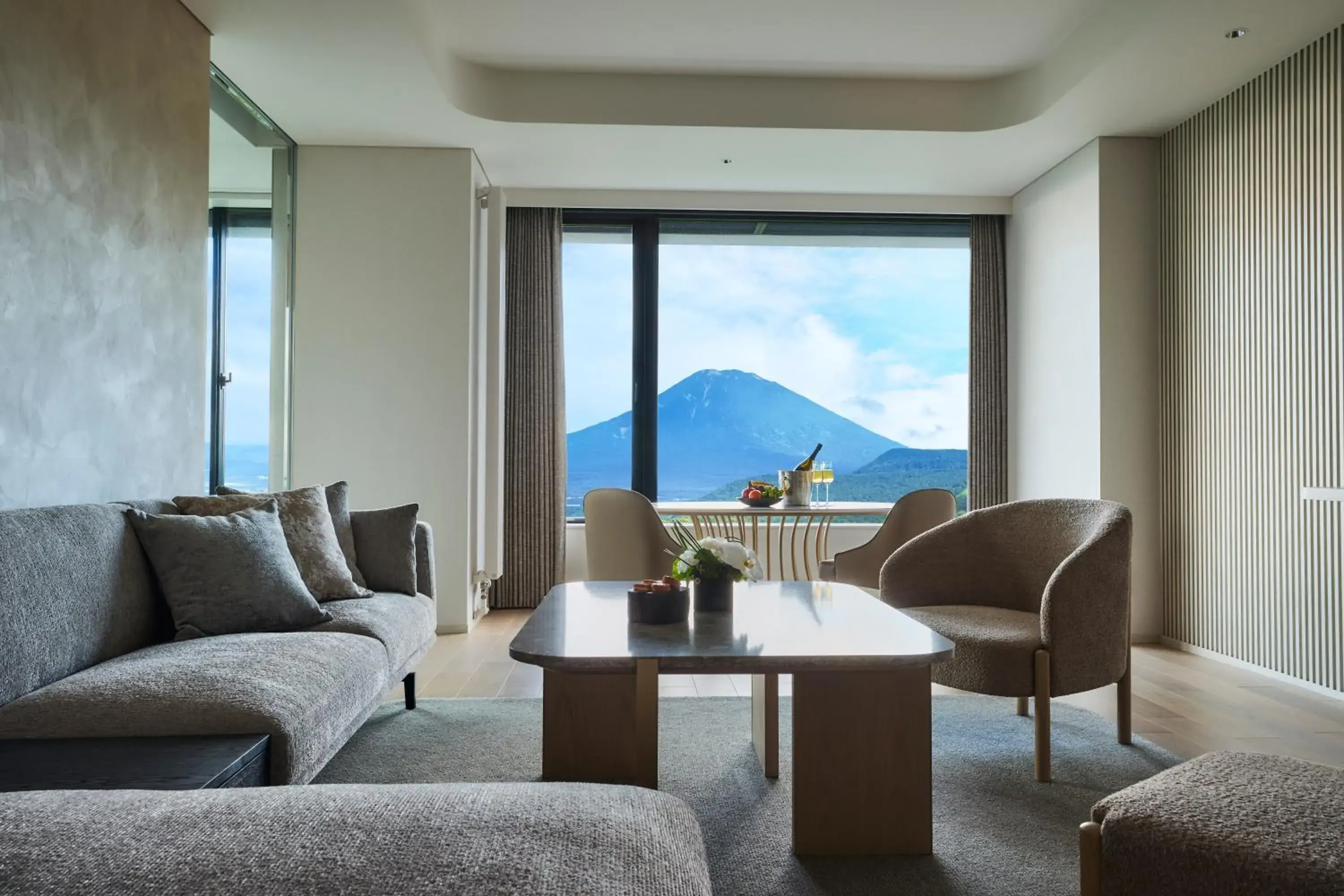 Corner Onsen Suite, Mt. Yotei View, King in Chalet Ivy Weiss, Niseko Corner Onsen Suite, Mt. Yotei View, King in Chalet Ivy Weiss, Niseko