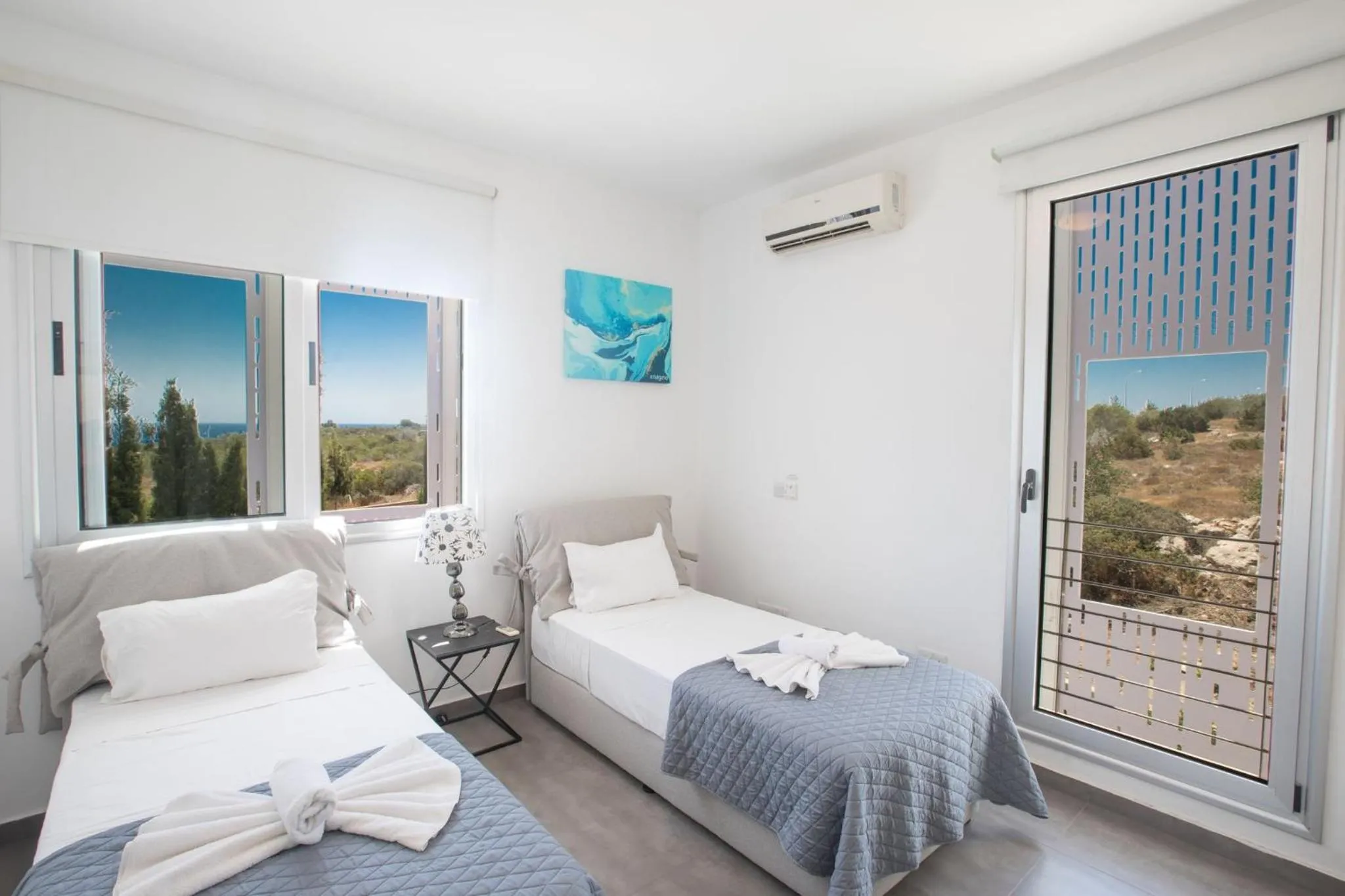 Bed in Villa Prcv614, Luxury 6bdr Protaras Villa with Pool and Panoramic Sea views